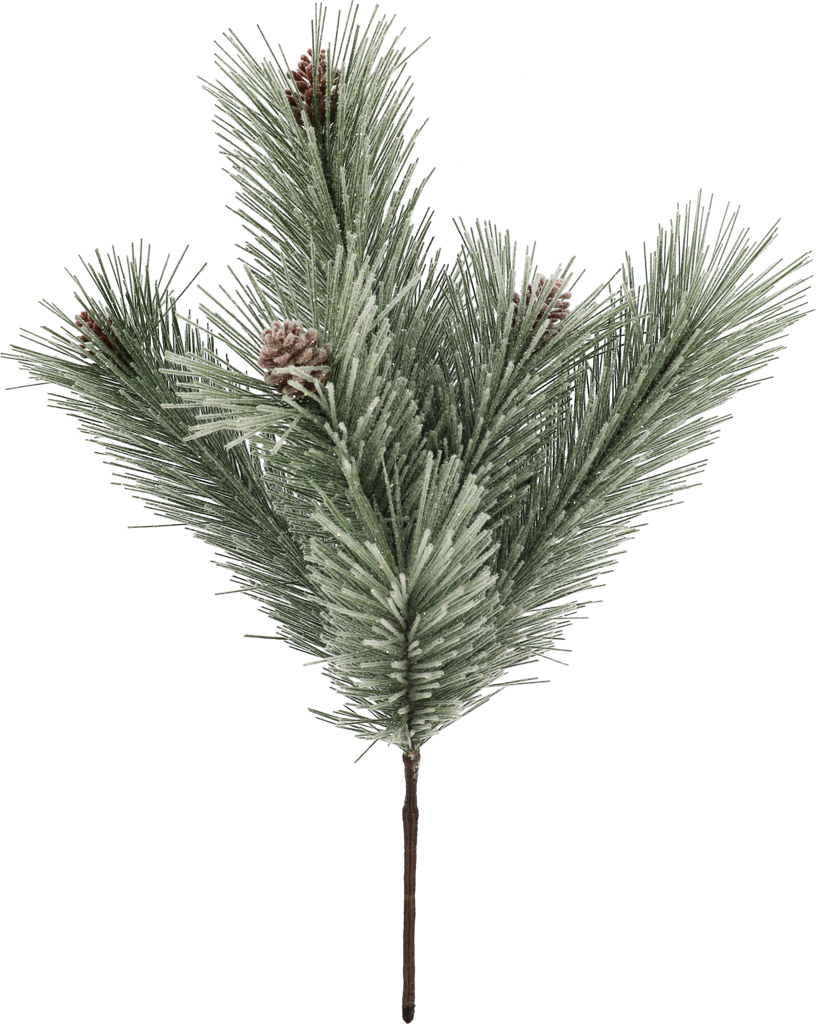 20.5&#x22; Snowy Pine Needle &#x26; Pinecone Deluxe Bush by Ashland&#xAE;