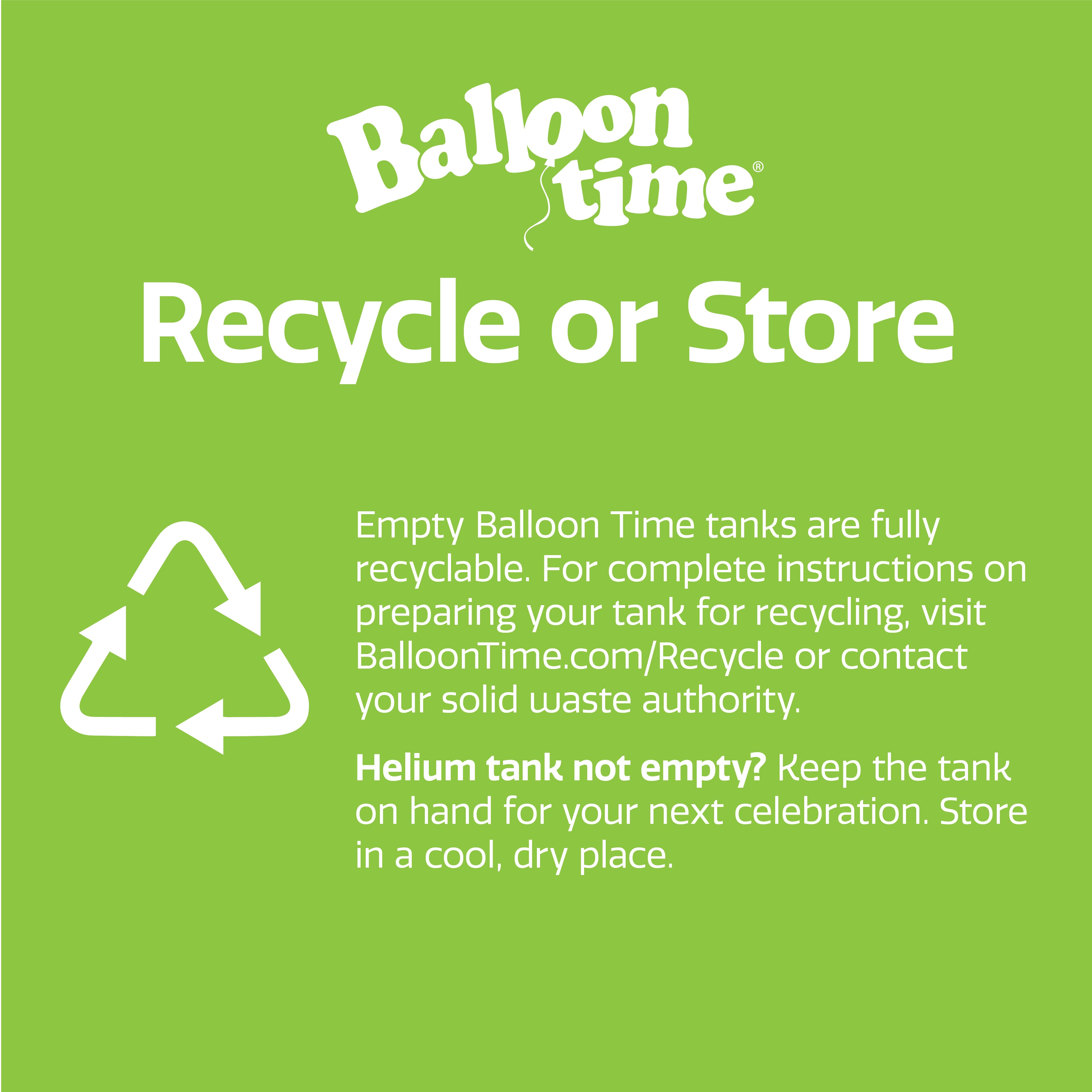Balloon Time® Standard Helium Tank