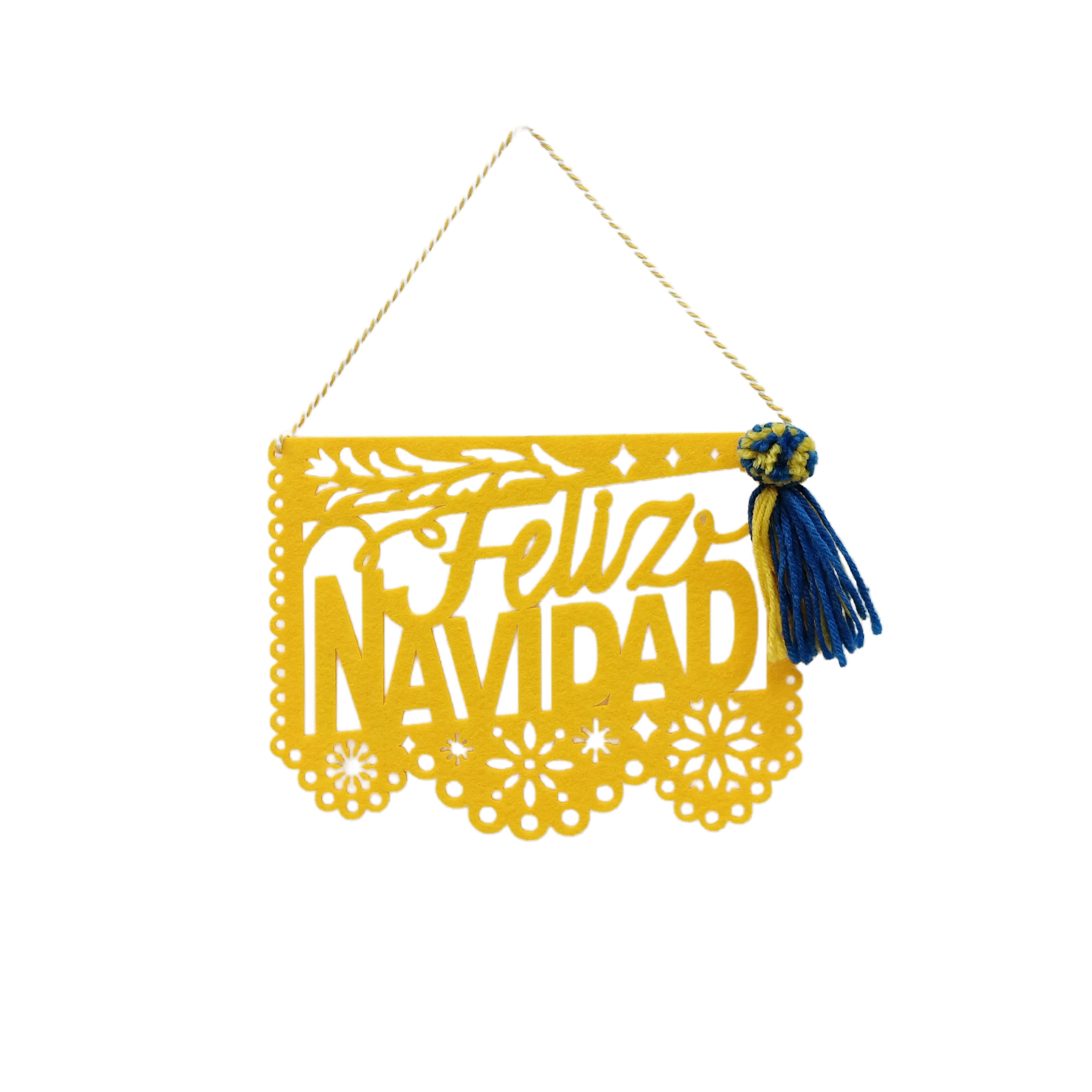 Yellow Feliz Navidad Wall Sign by Ashland&#xAE;