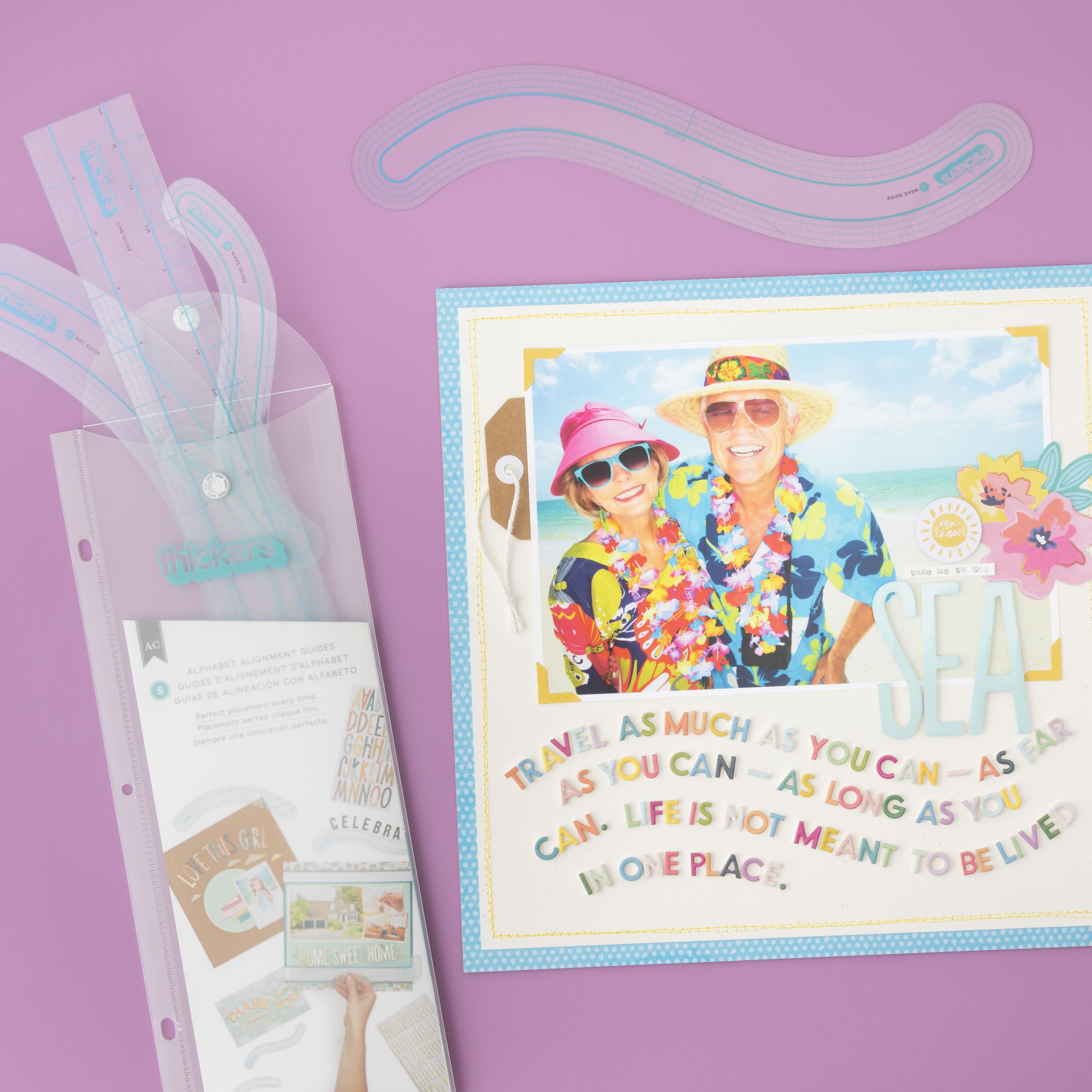 Thickers&#x2122; Straight &#x26; Wave Alignment Guides