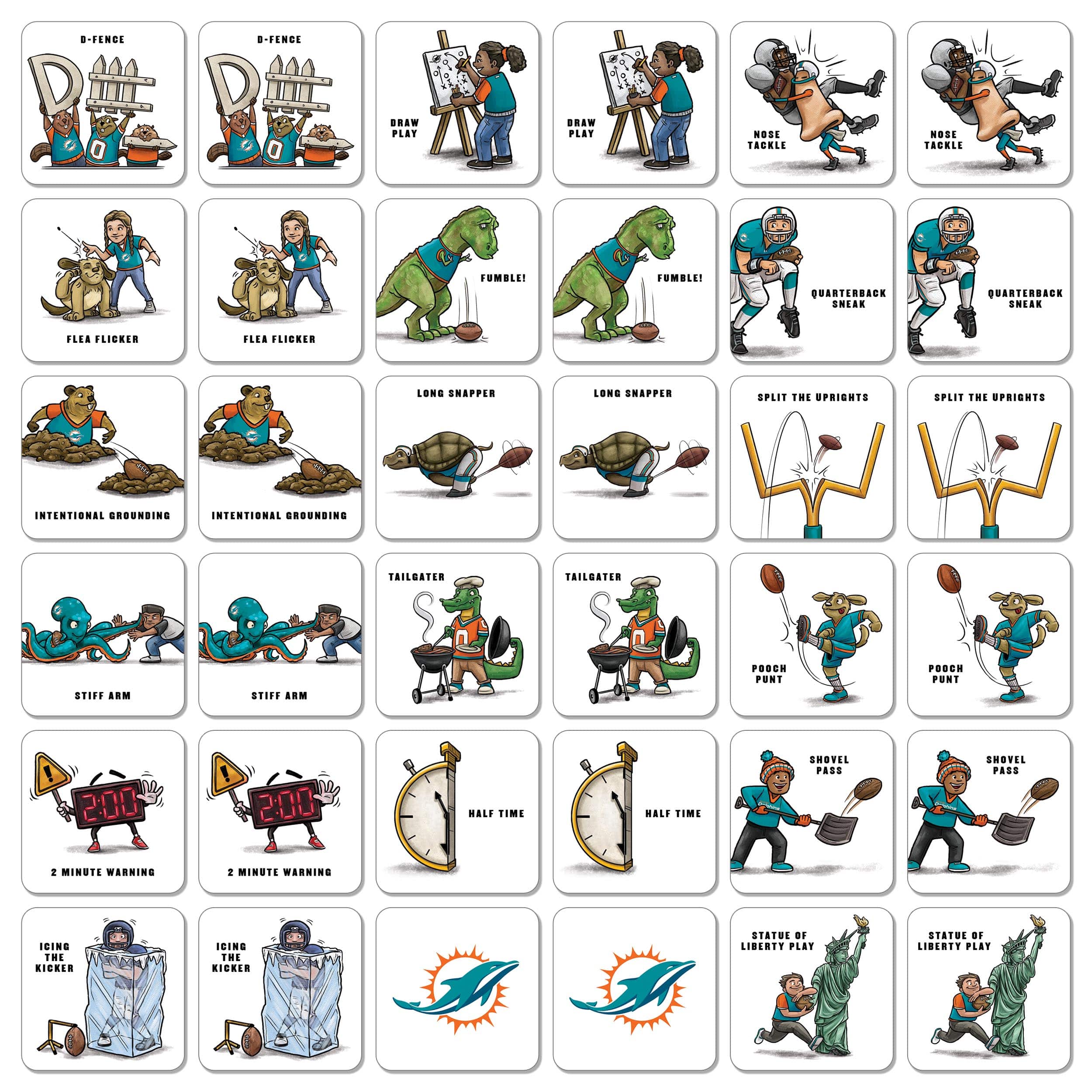 NFL Memory Match Game
