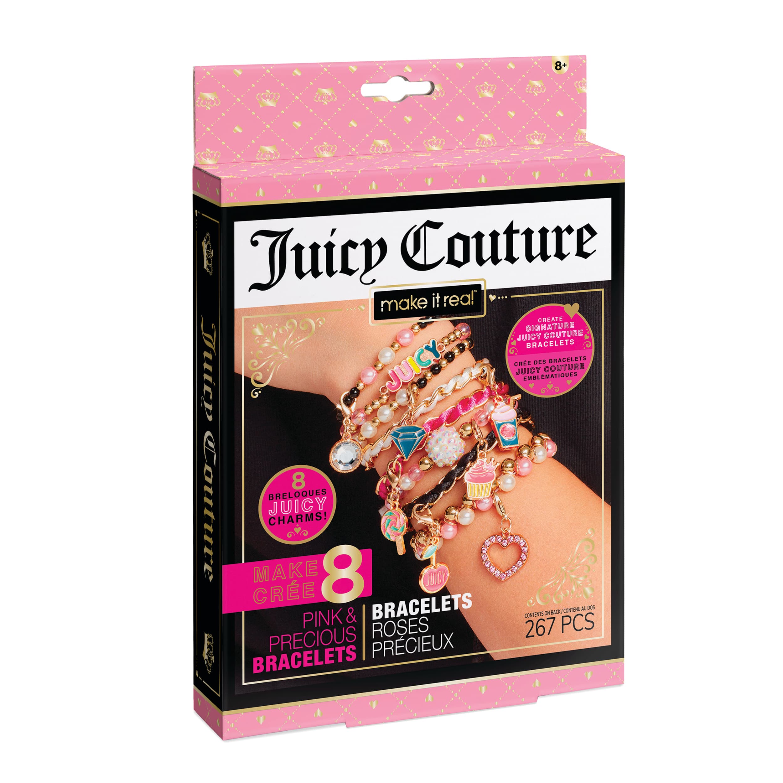 Make It Real Mini Juicy Couture Pink & Precious Bracelets