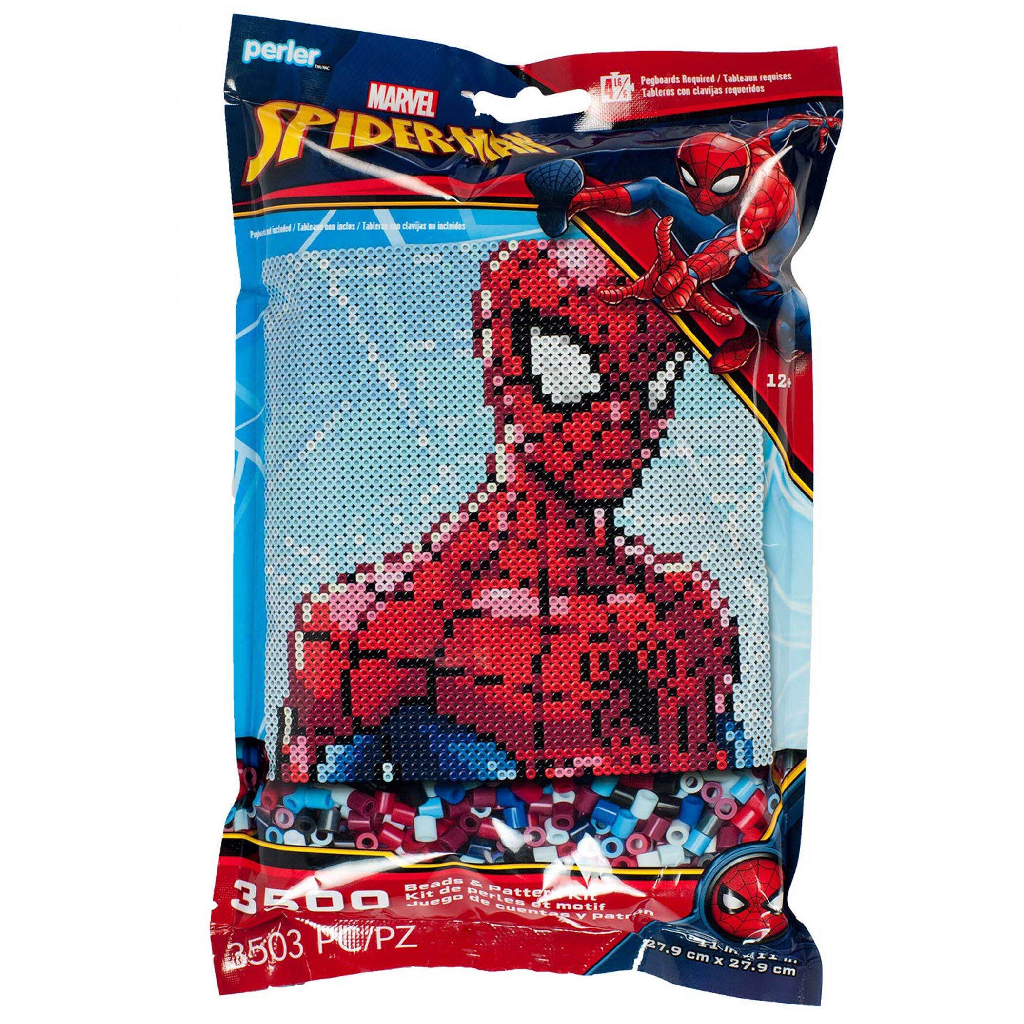 Perler™ Marvel Spider-Man Fused Bead & Pattern Kit | Licensed Kits ...