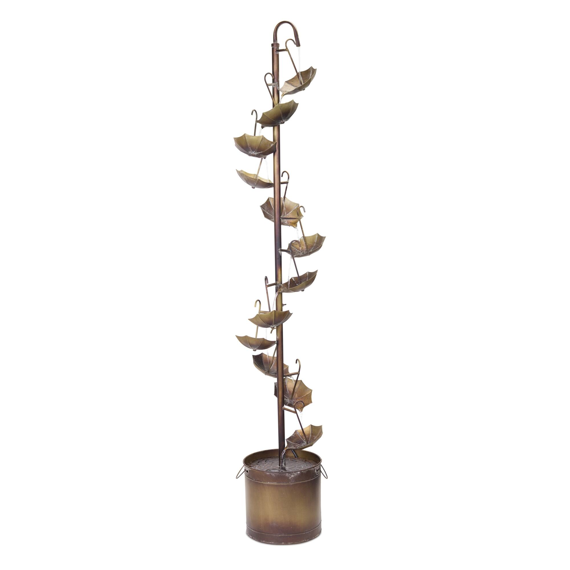 65" Bronze Umbrella Fountain Michaels