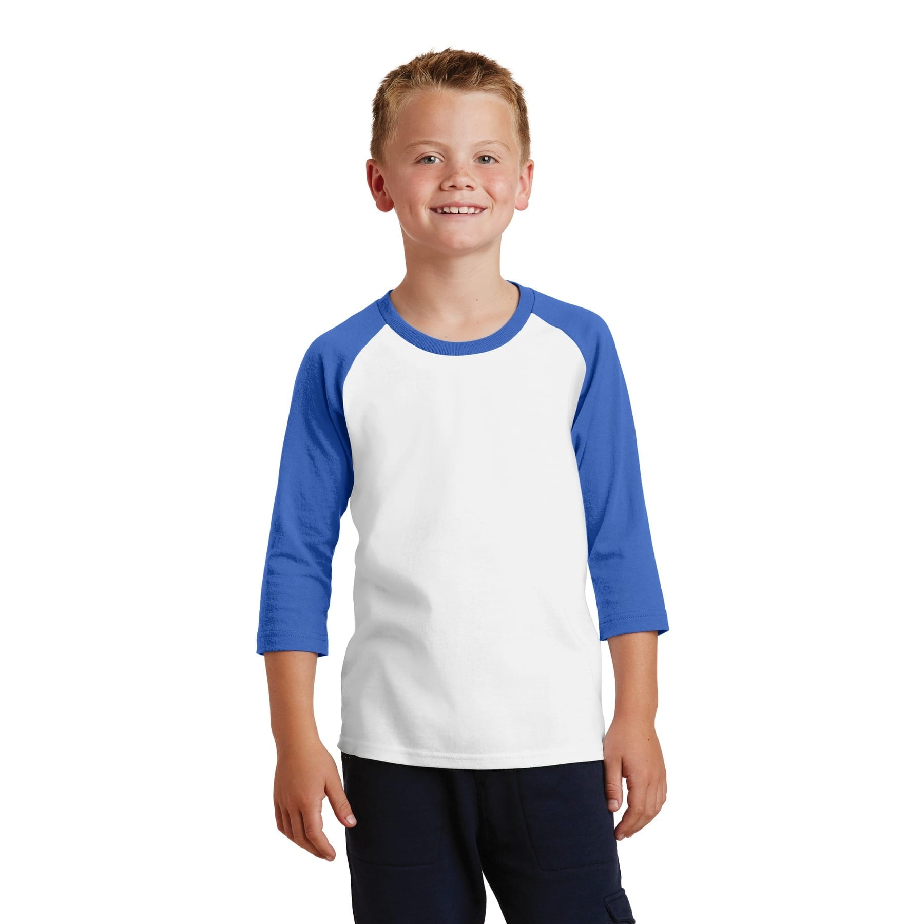 Port &#x26; Company Youth Raglan Tee