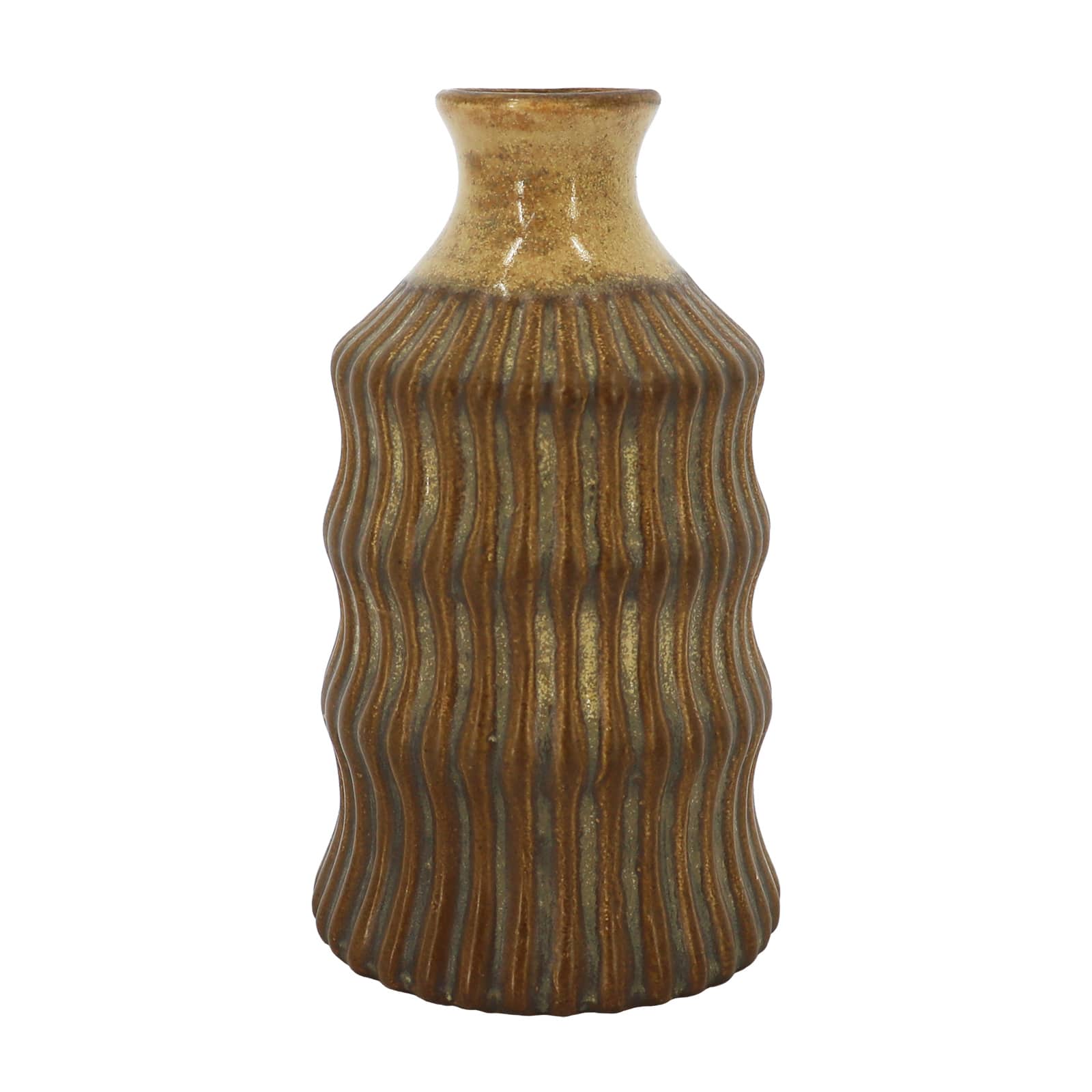 Assorted 4.75&#x22; Sandy Brown Tabletop Ceramic Vase by Ashland&#xAE;