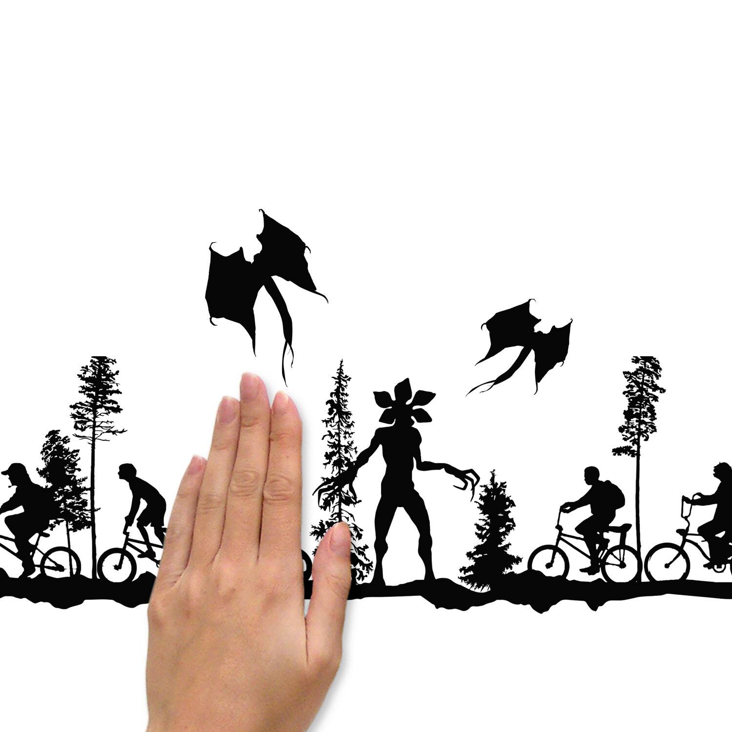 RoomMates Stranger Things Forest Scene Peel &#x26; Stick Wall Decal Set