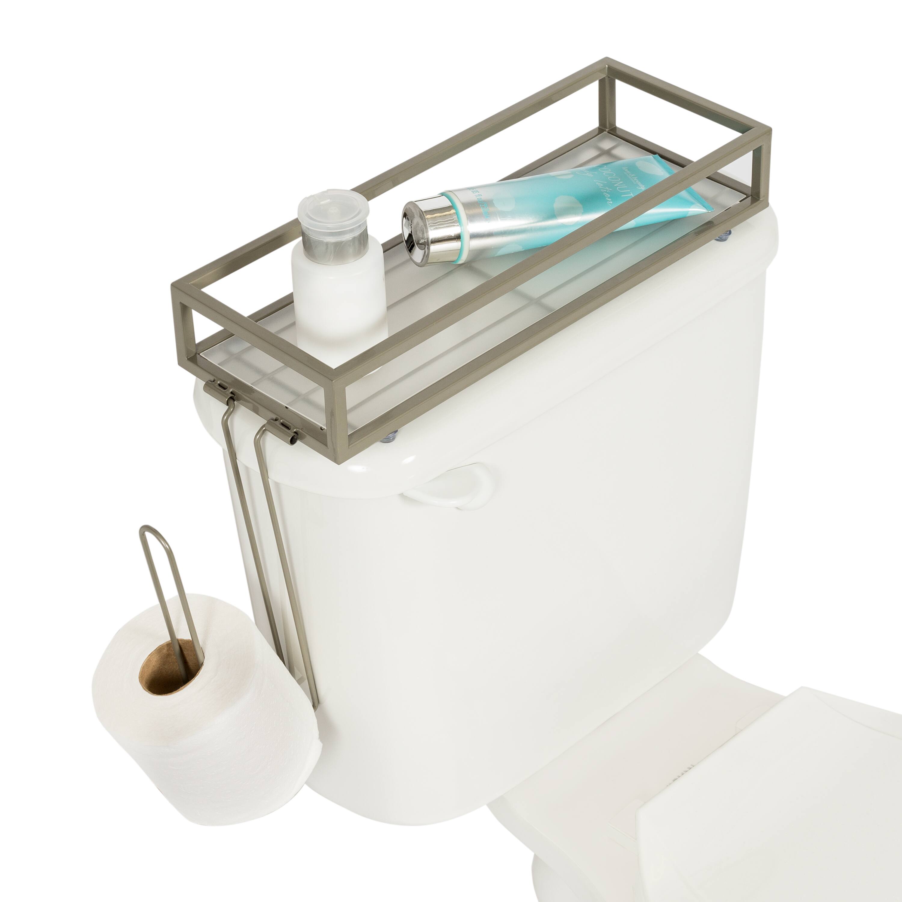 Honey Can Do Over-The-Toilet Toilet Paper & Storage Tray