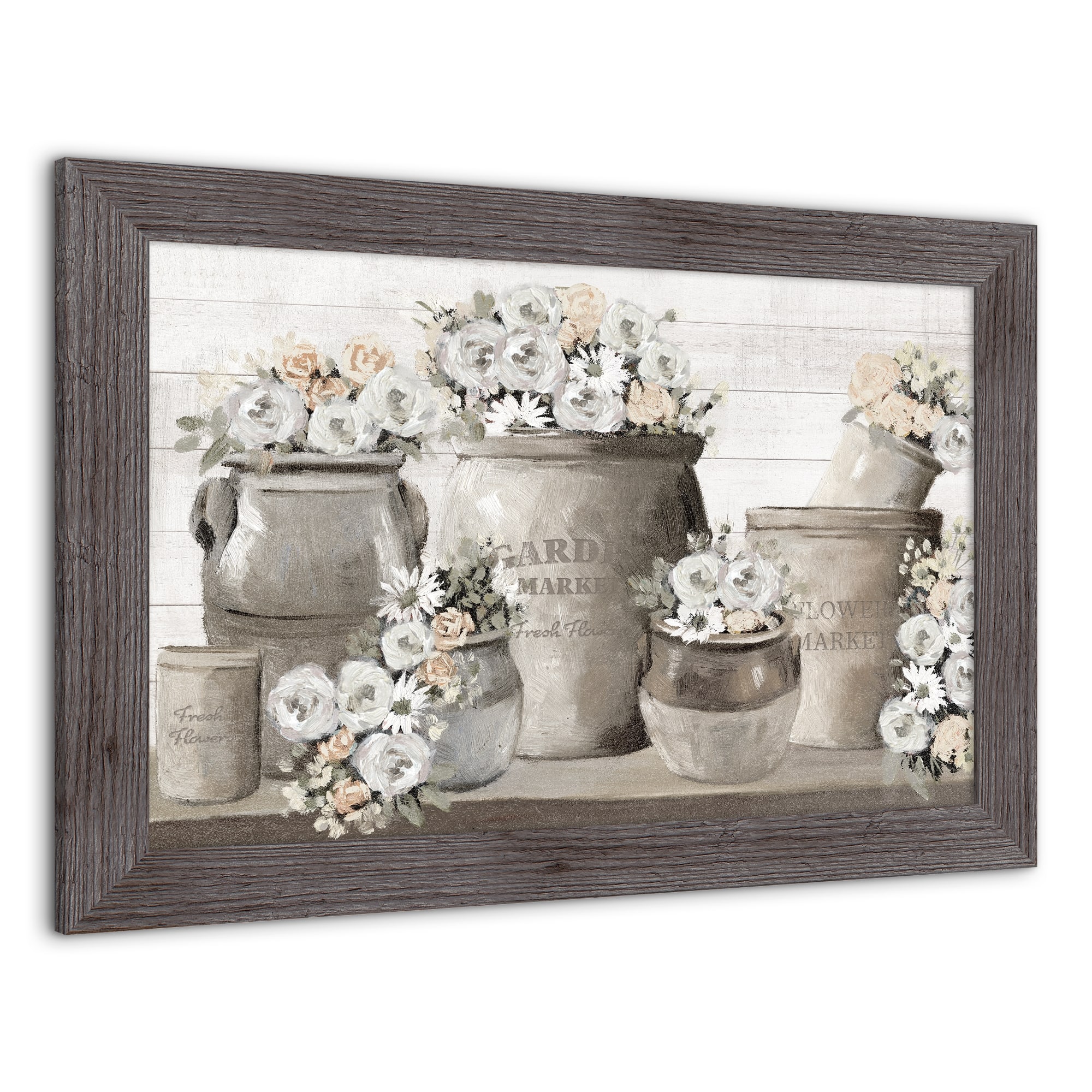 French Country Flowers Western Framed Print