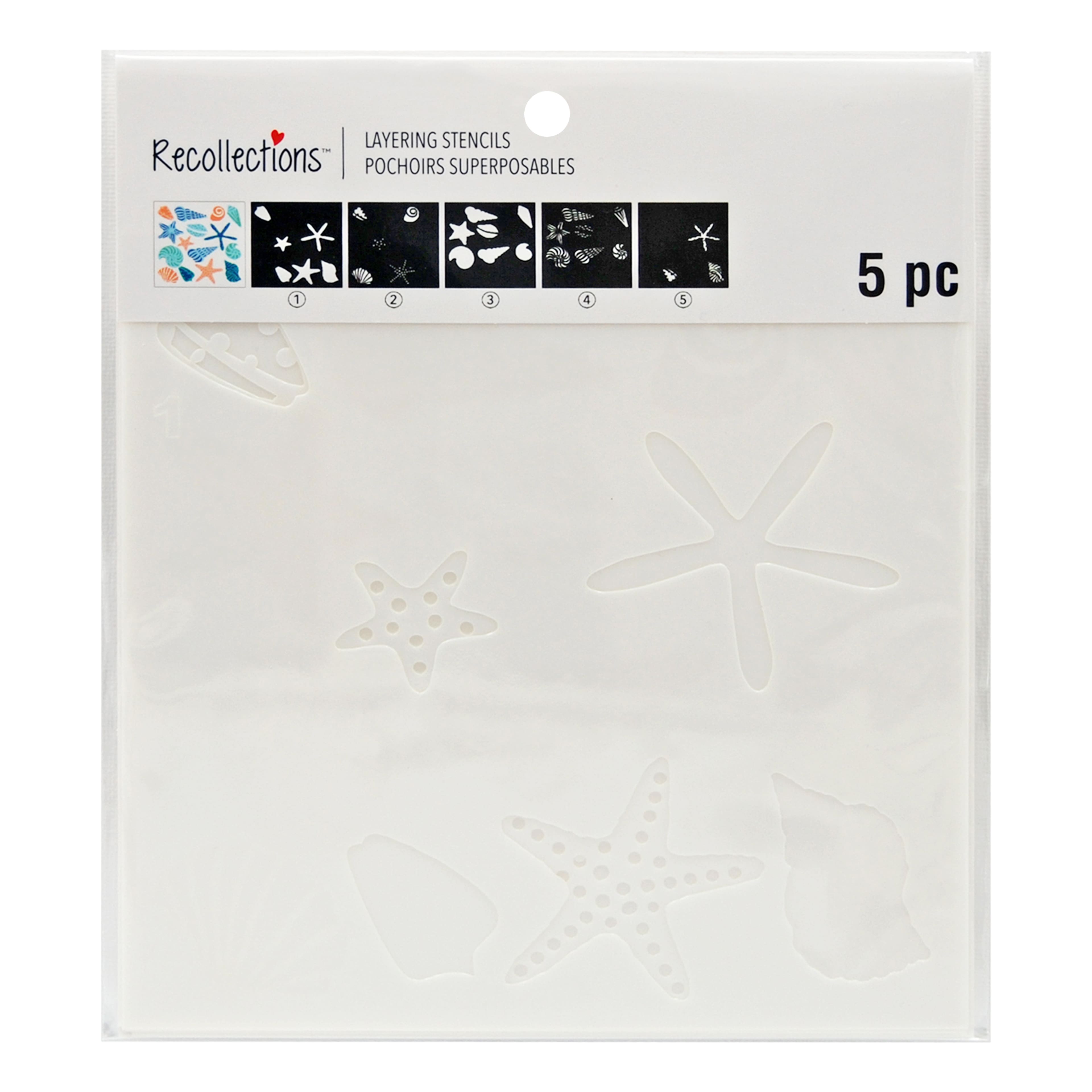 Shells Layering Stencils by Recollections&#x2122;