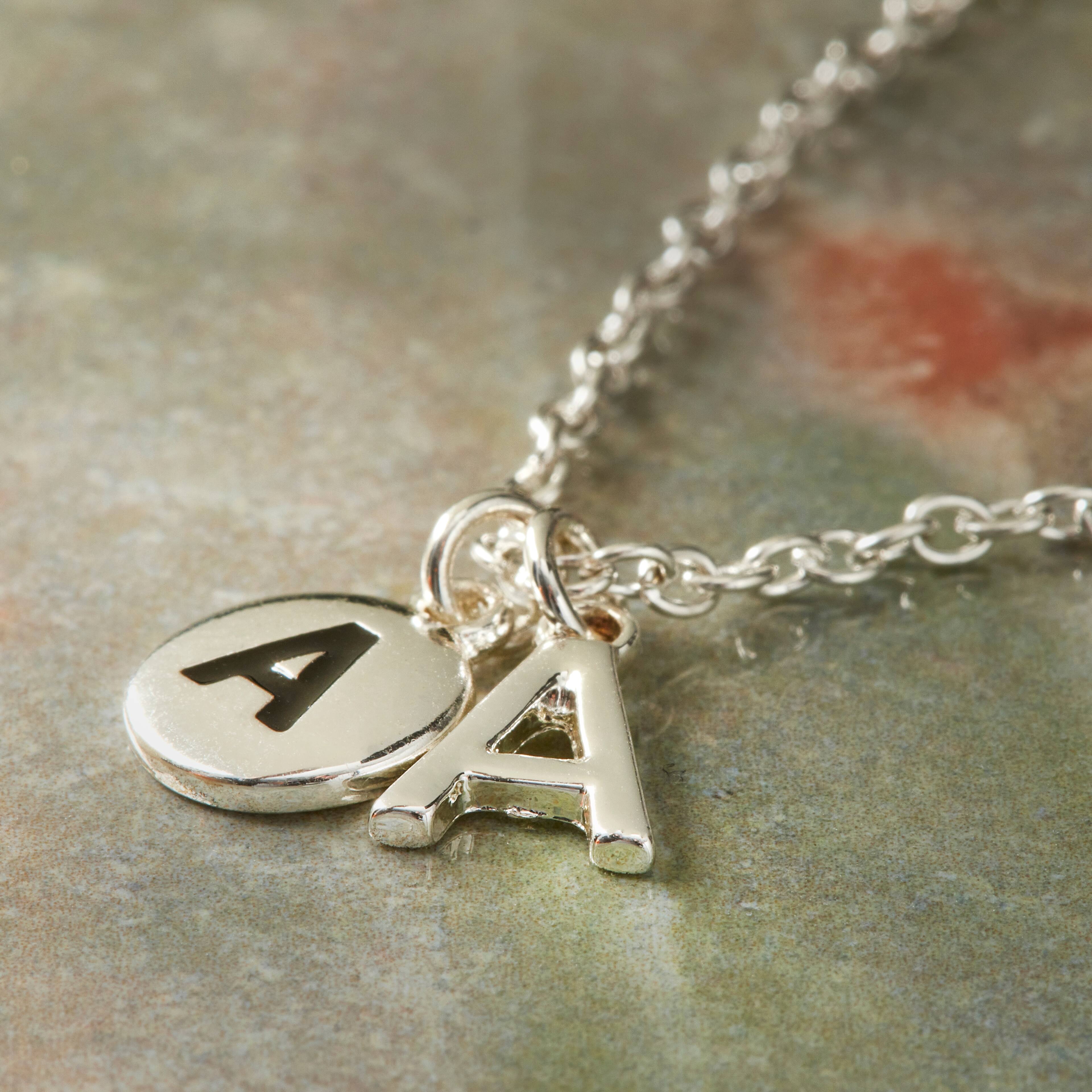 Charmalong™ Silver Plated Letter Charms by Bead Landing™