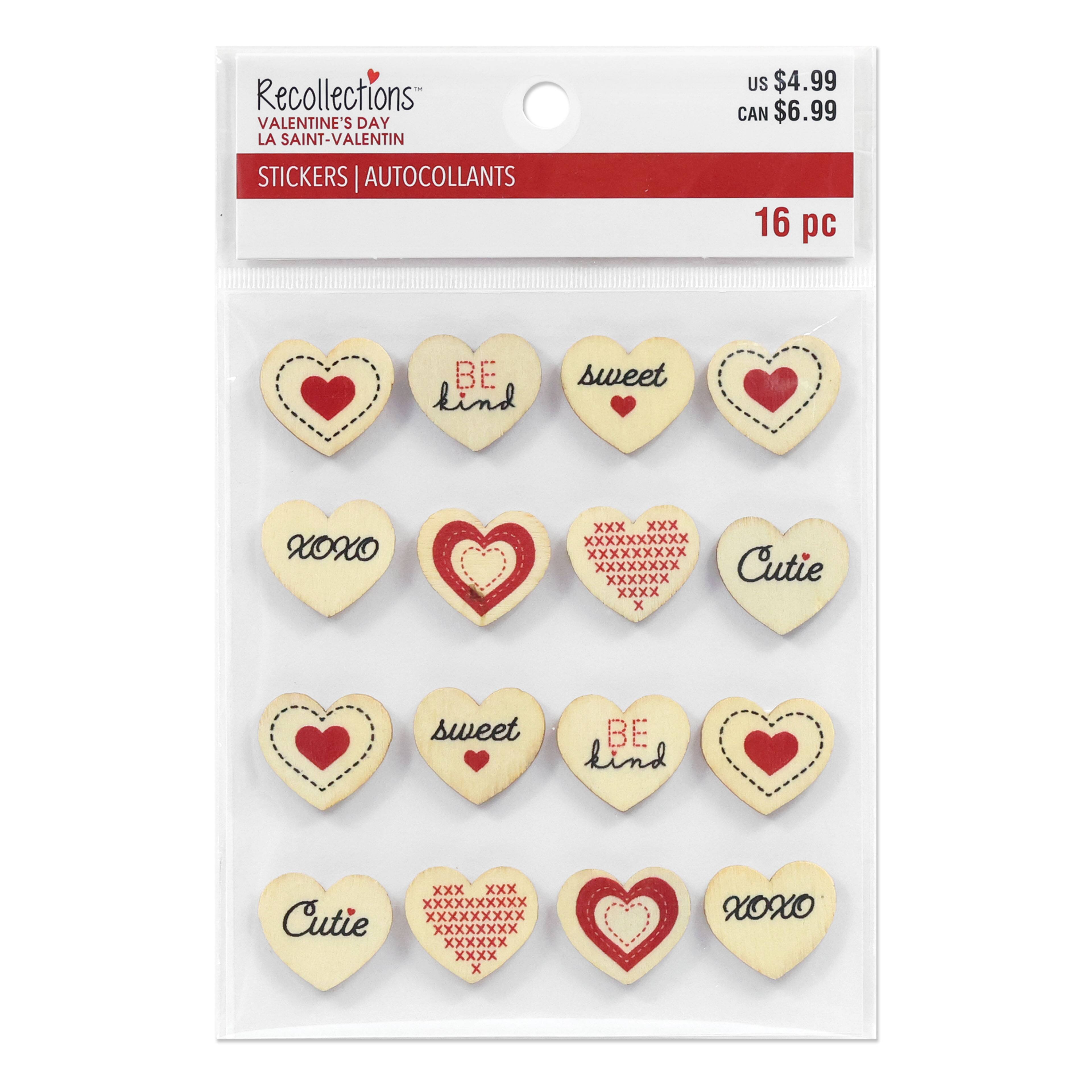 Heart Stickers, Valentines Day Stickers