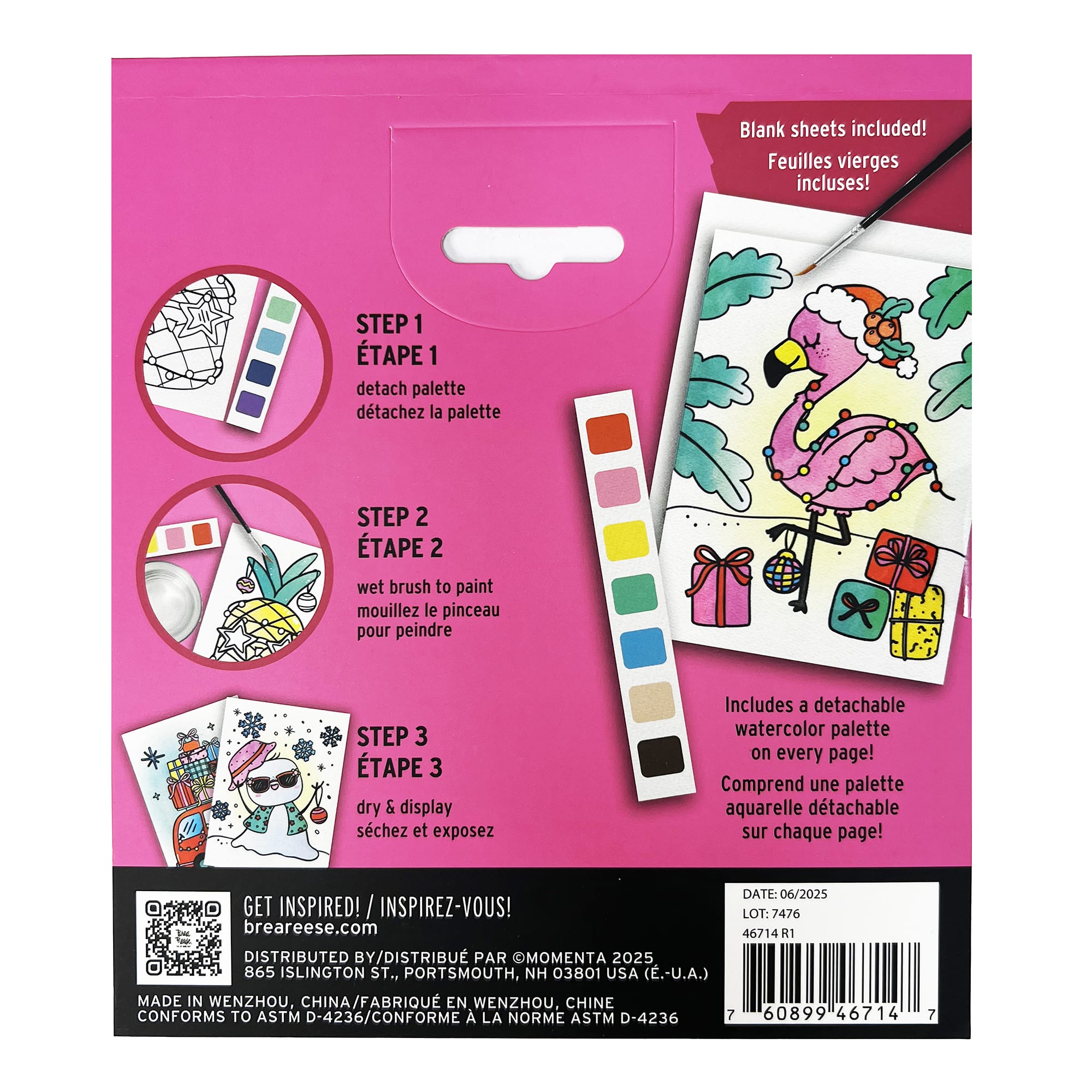 VIVID by Brea Reese&#xAE; Surfin&#x27; Santa Holiday Watercolor Pad Kit