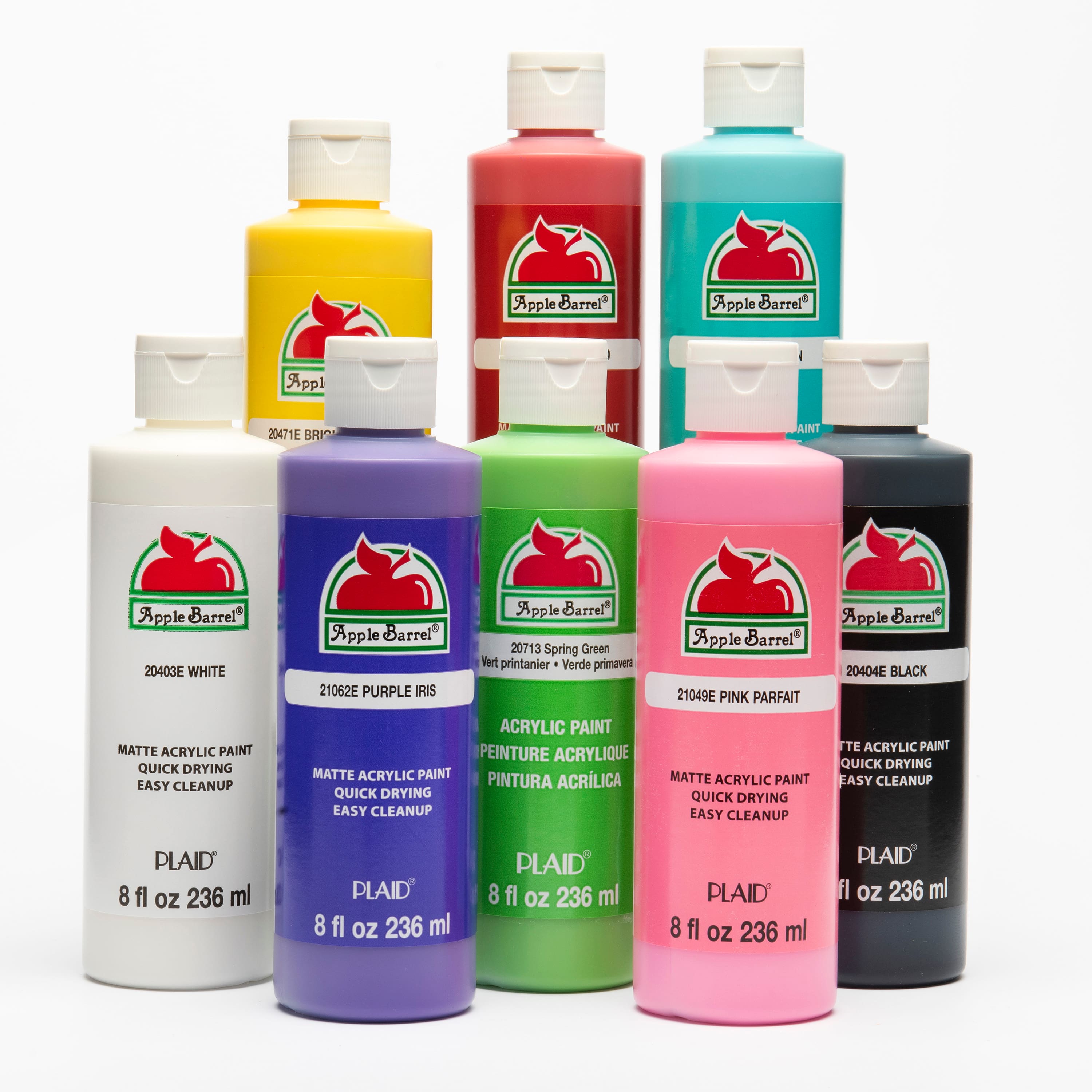 Apple Barrel&#xAE; Matte Acrylic Craft Paint 8 Color Set