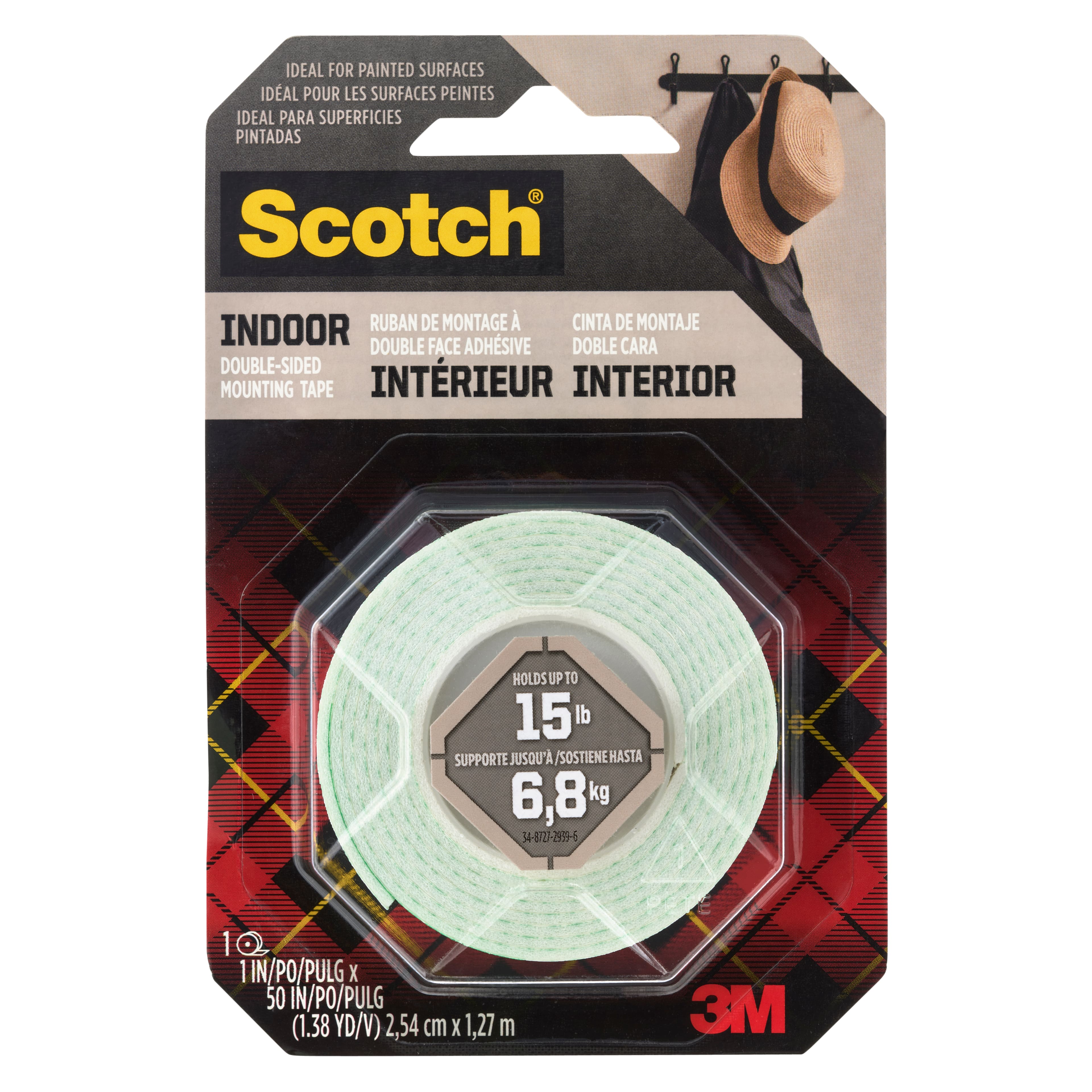 12 Pack: Scotch® Heavy Duty Mounting Tape, 1" x 50"