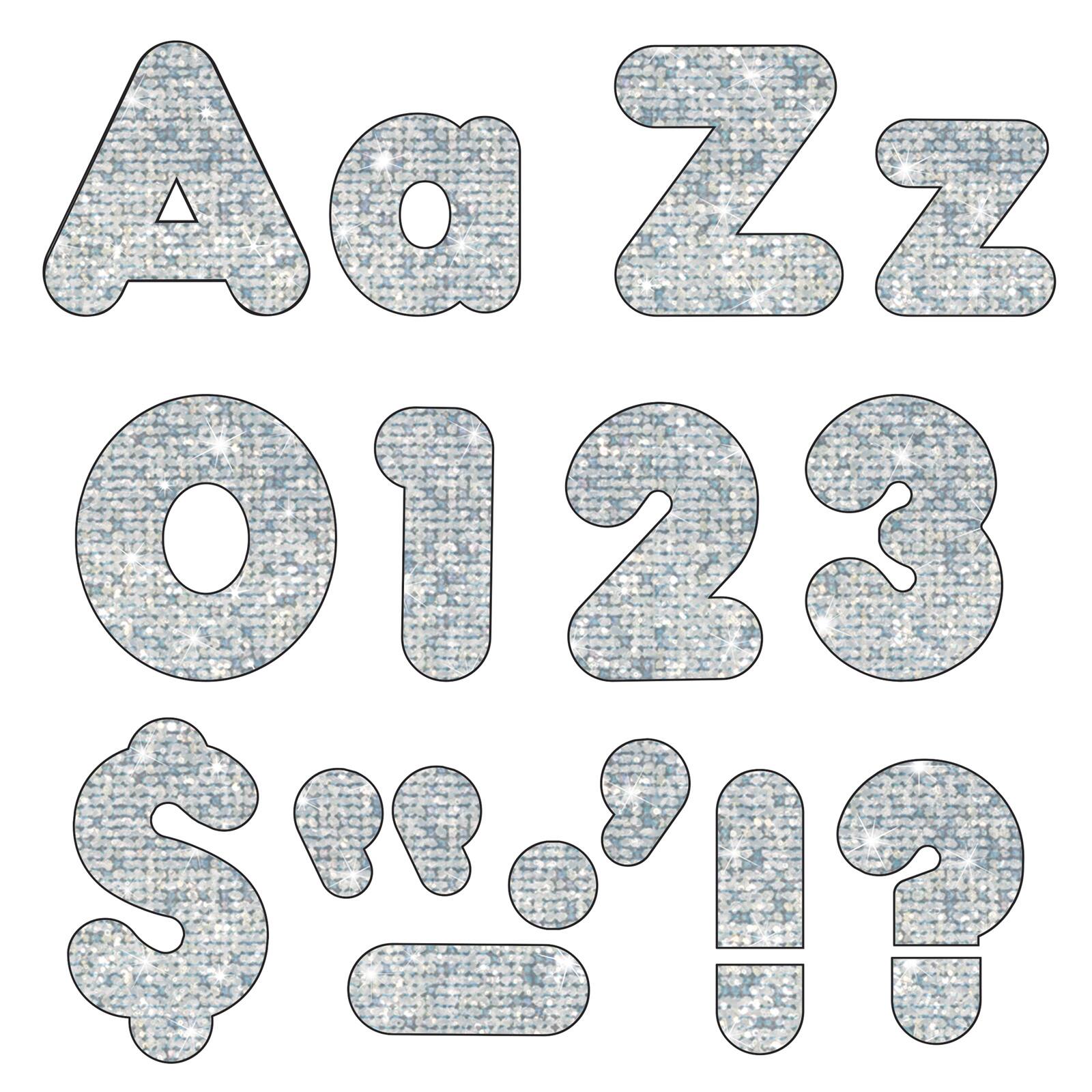 Trend Enterprises® Sparkle Casual Combo Ready Letters®
