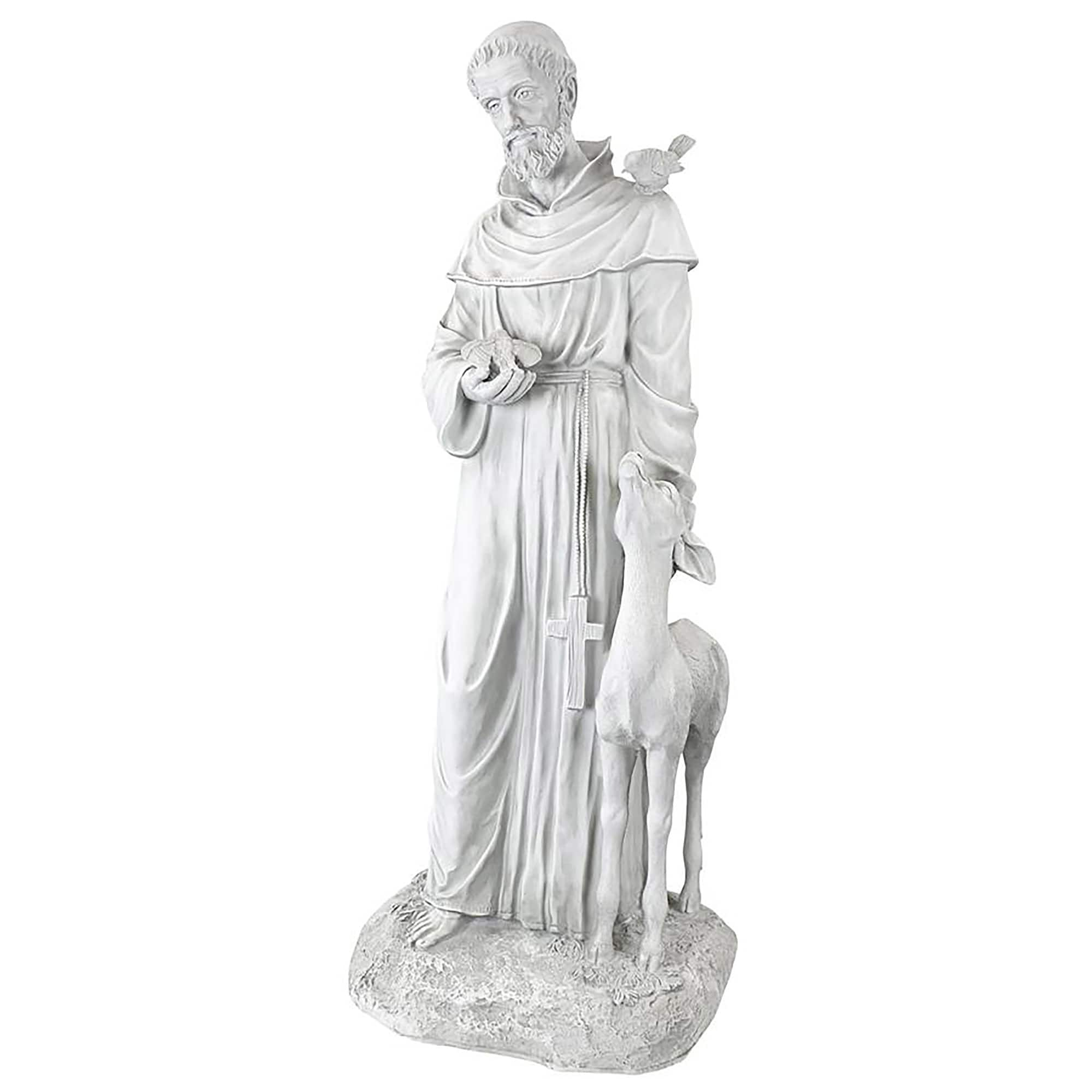 Design Toscano 3ft. Saint Francis of Assisi Patron Saint of Animals ...