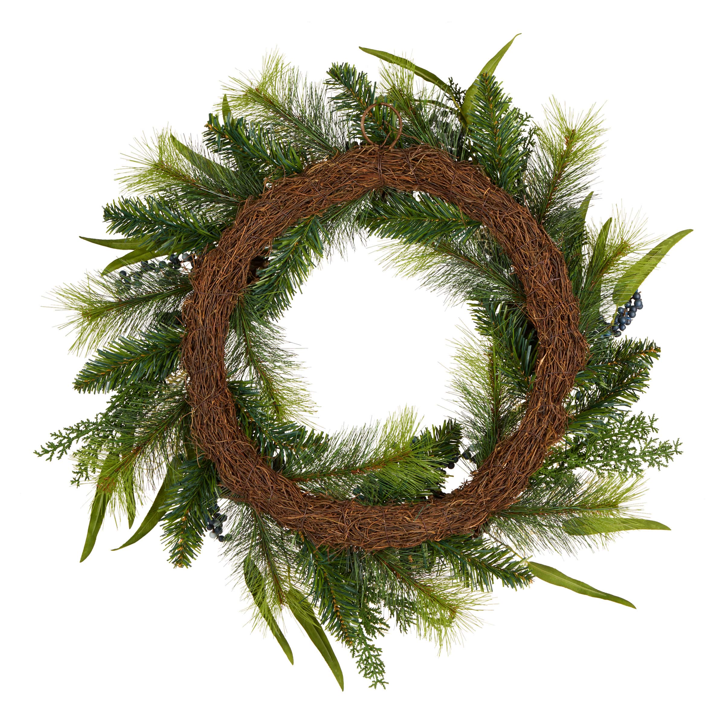 24" Blueberry Fields Wreath