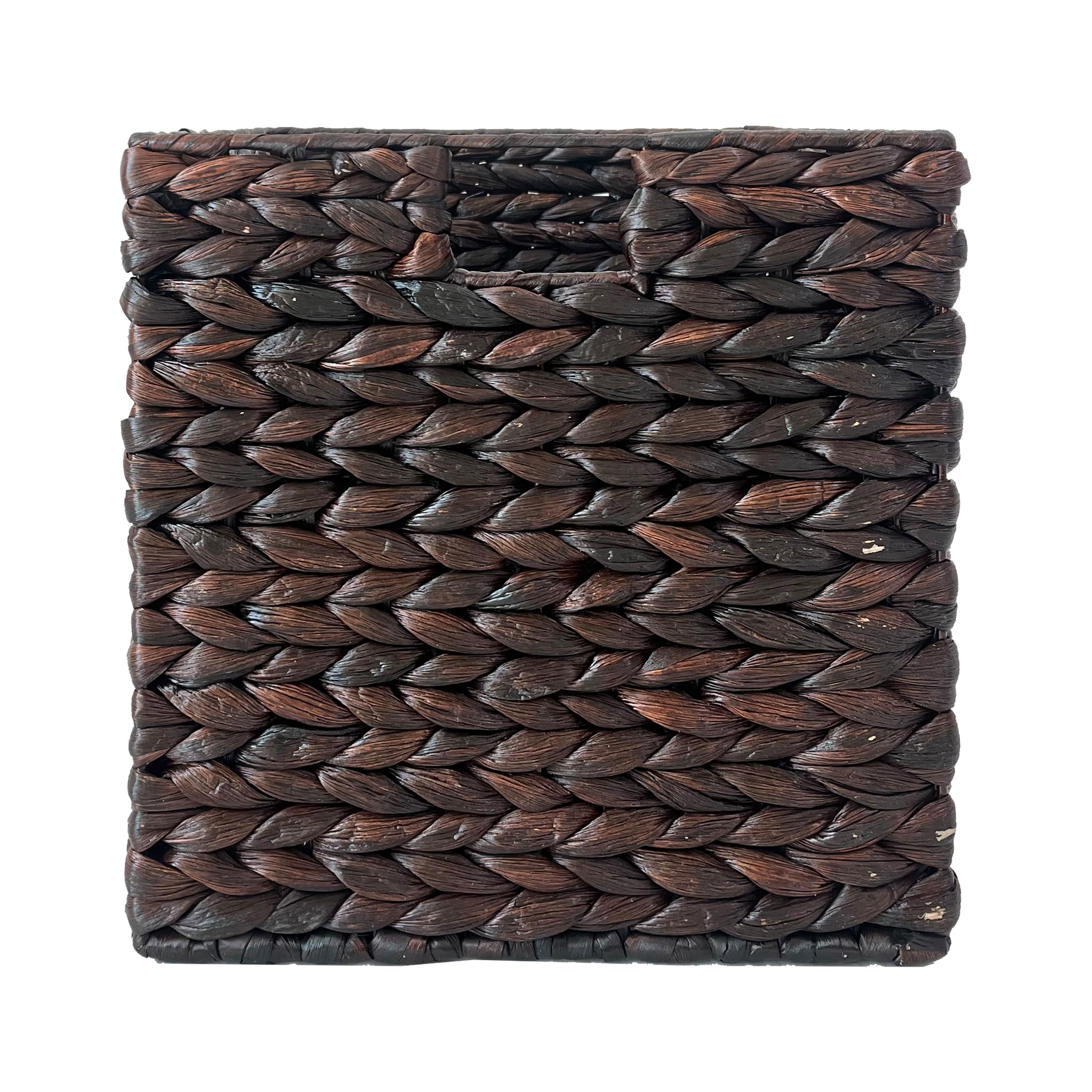 Small Espresso Cube Woven Basket by Ashland&#xAE;