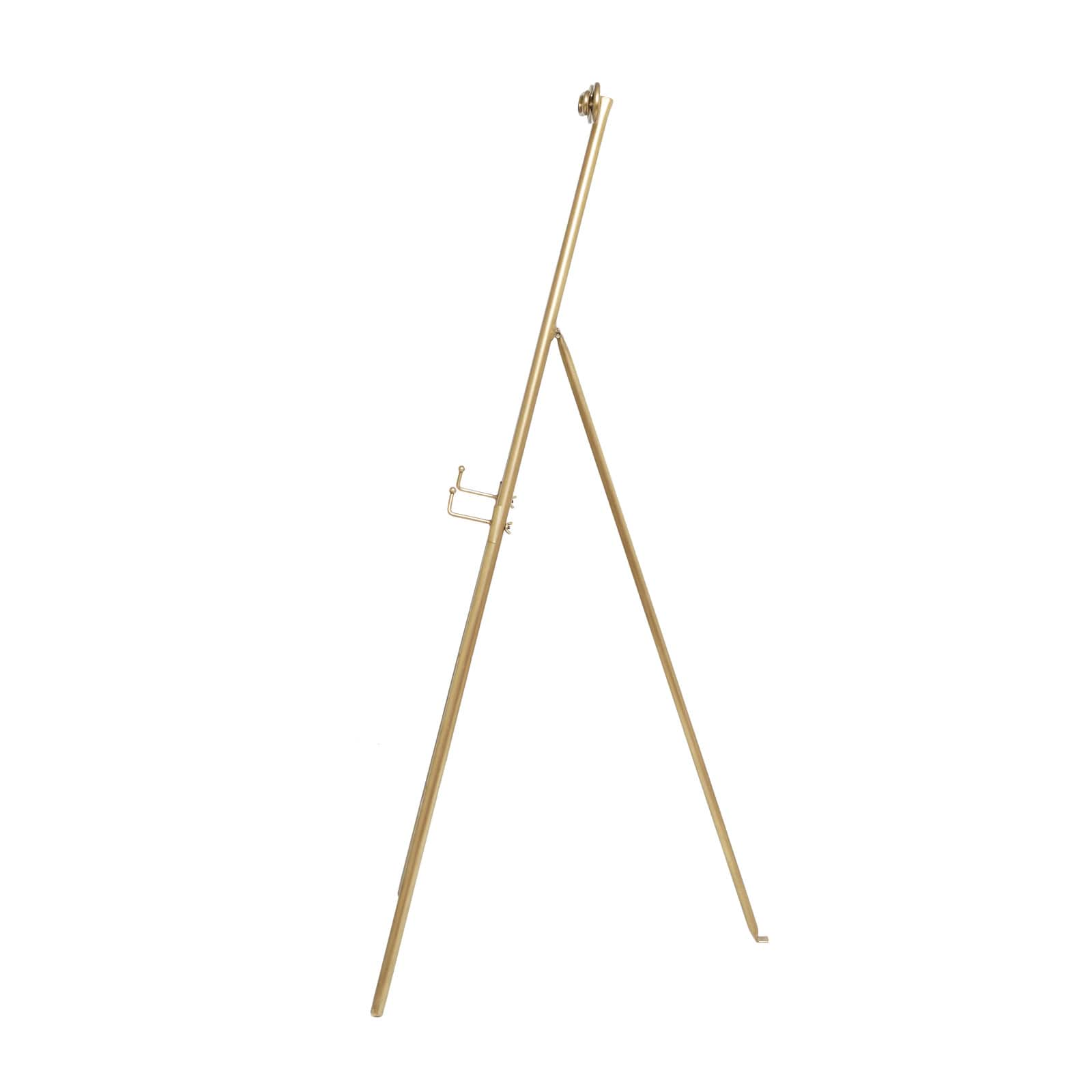 Gold Floor Easel Stand for Wedding Sign Easel Stand for Painting Easel Gold  Easel Solid Wood Easel, up to 20lbs, up to 30 X 40 Inches 