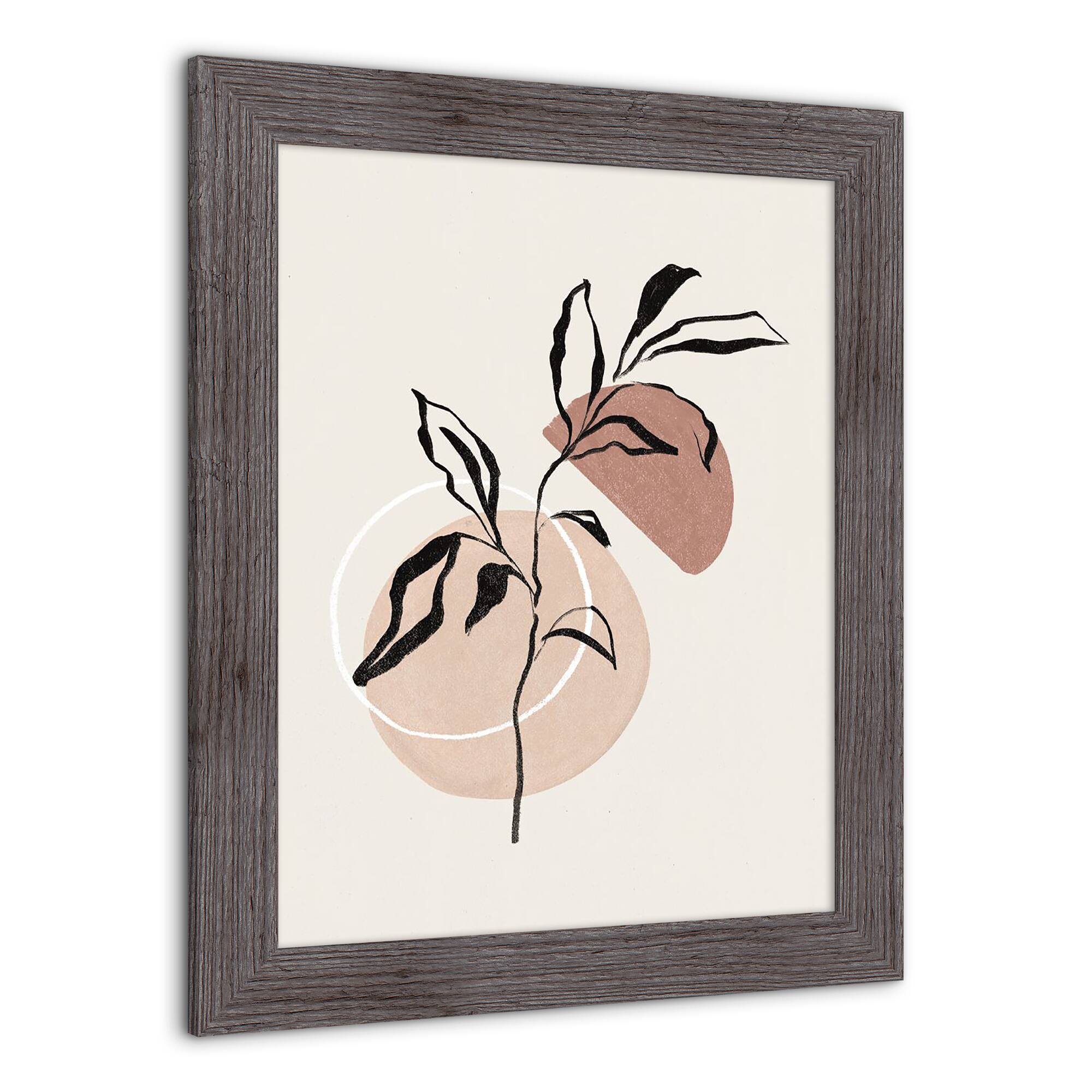Abstract BoBrownical Western Framed Print