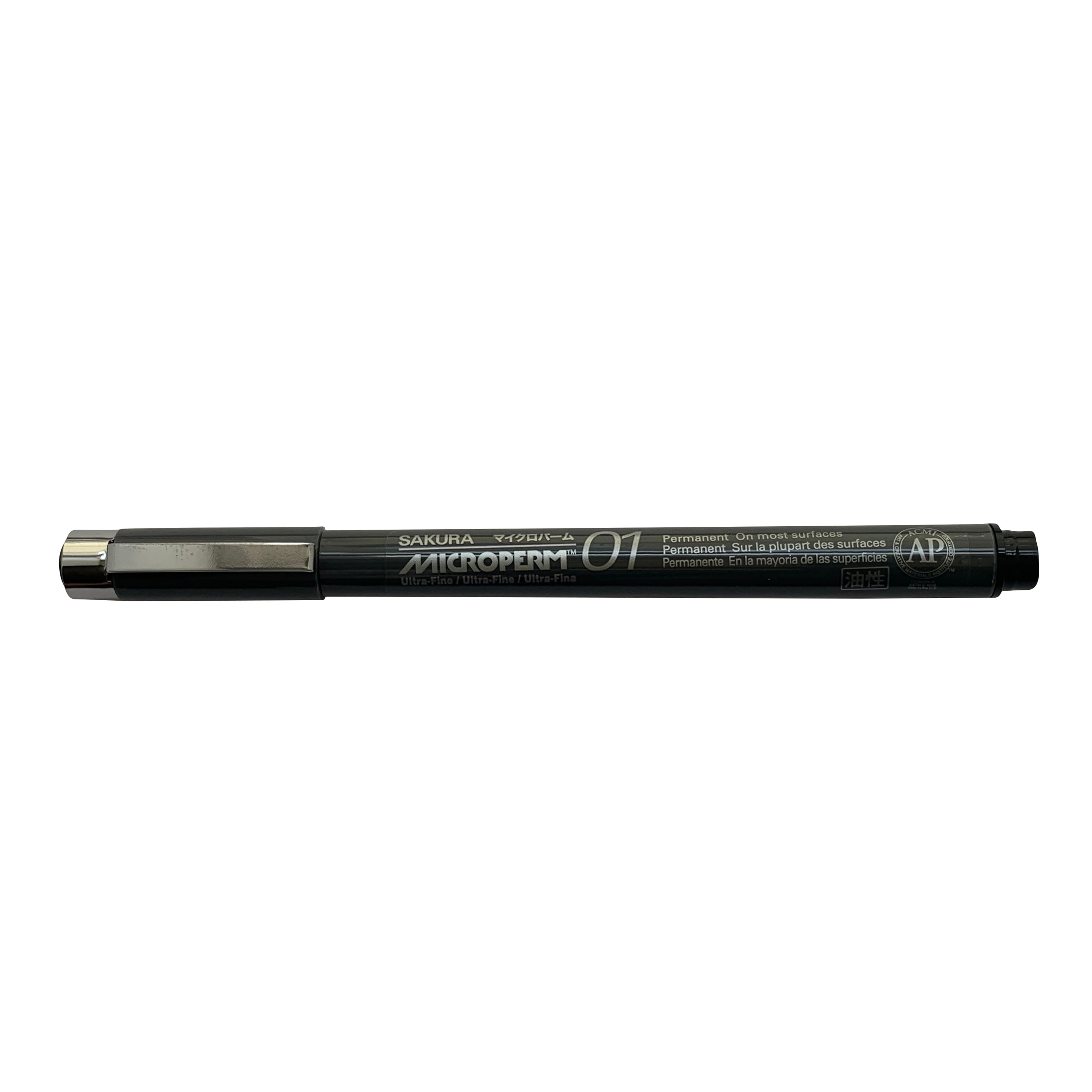 MicroPerm&#xAE; Black Ultra Fine Line Permanent Ink Pen