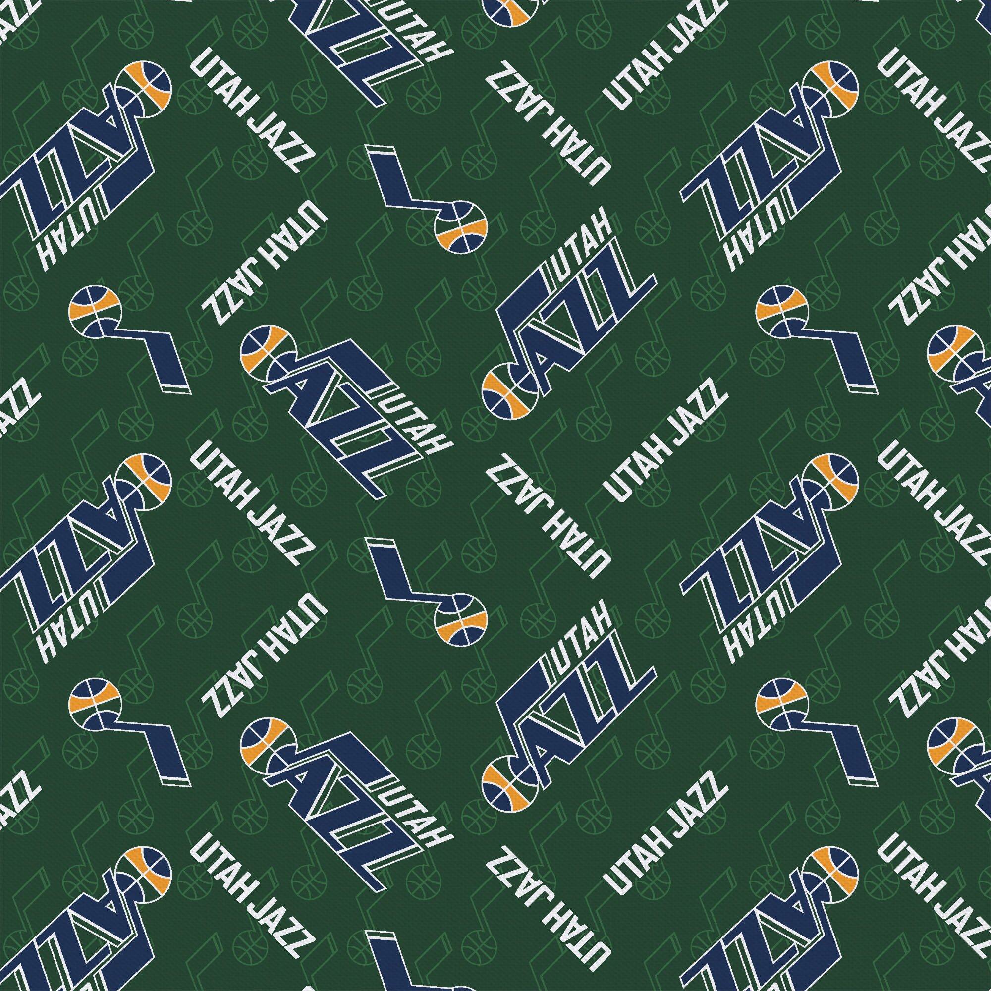 Camelot Fabrics NBA Utah Jazz Cotton Precut Fabric Bundle