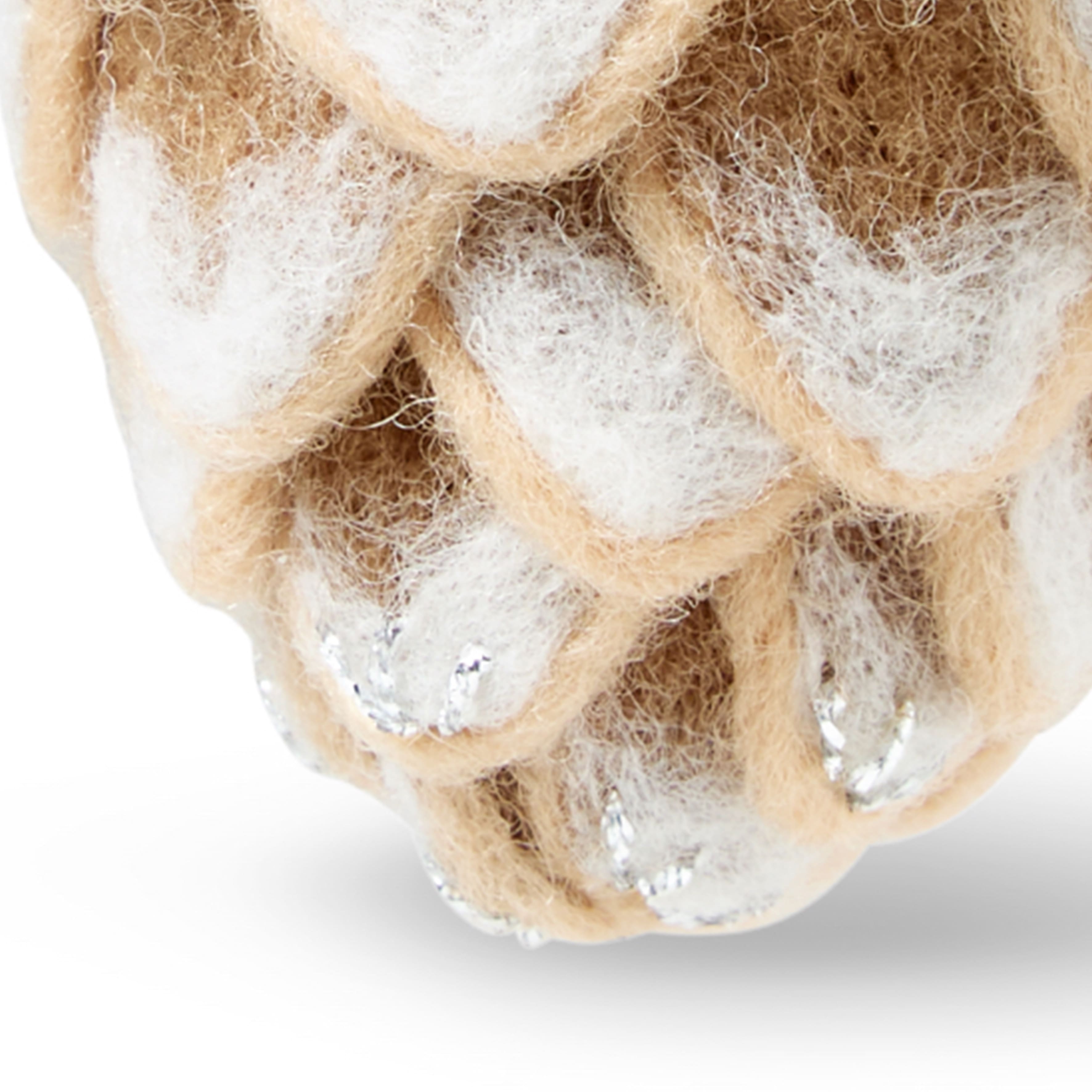 Christmas Frosted Pinecone Ornament Felting Kit by Loops &#x26; Threads&#xAE;