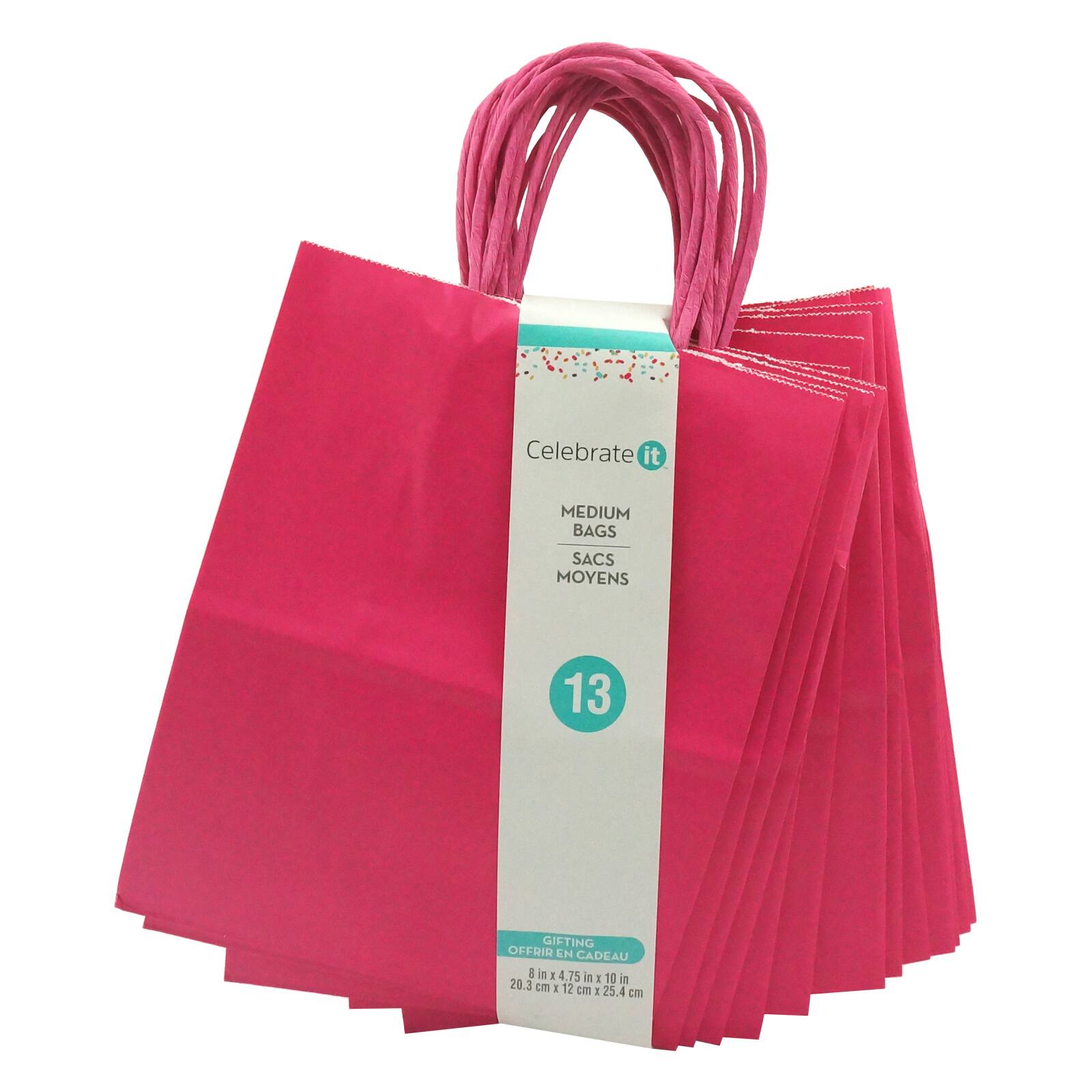 8 Packs 13 ct. Medium Paper Gift Bags by Celebrate It™ Michaels