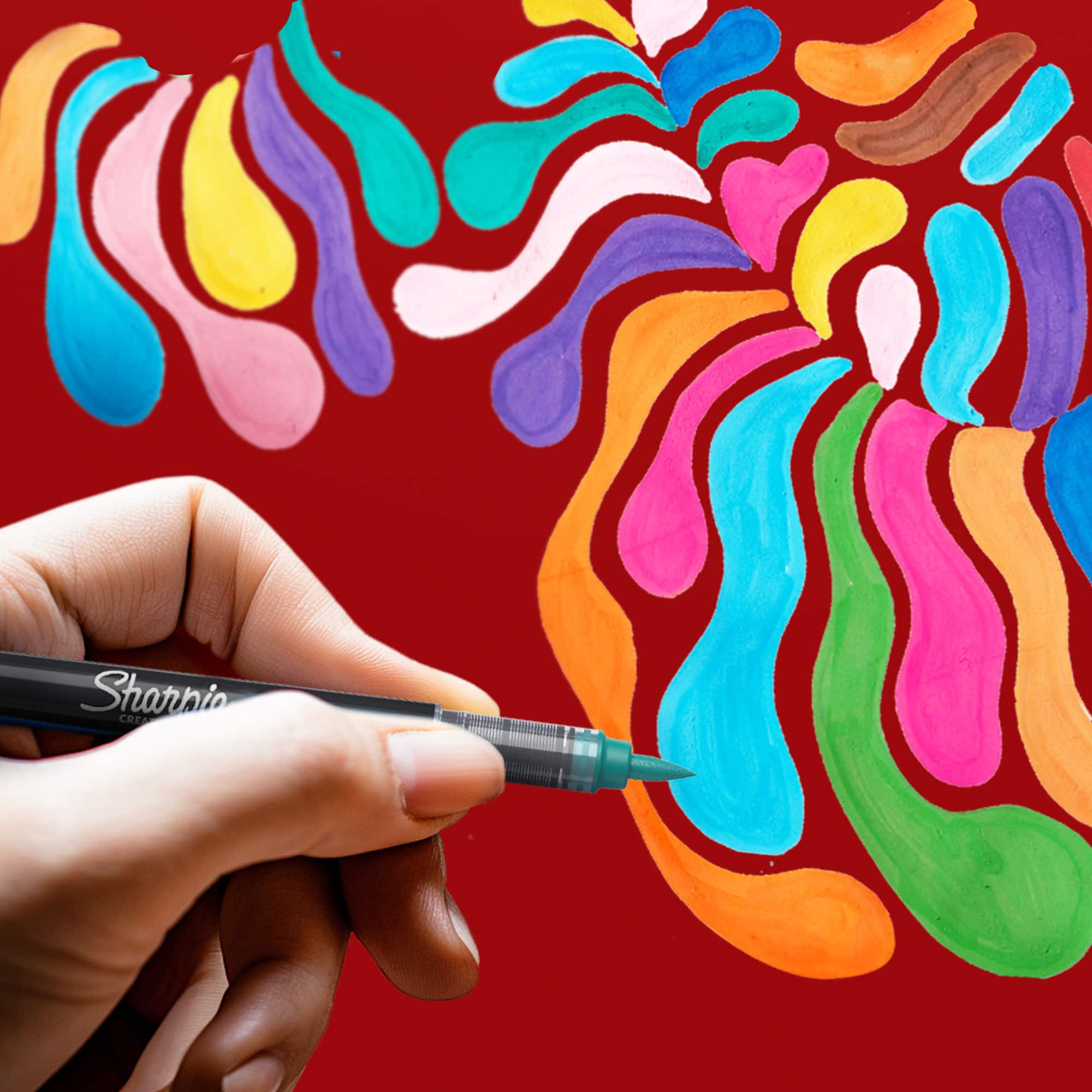Sharpie® 12 Colour Brush Tip Creative Markers