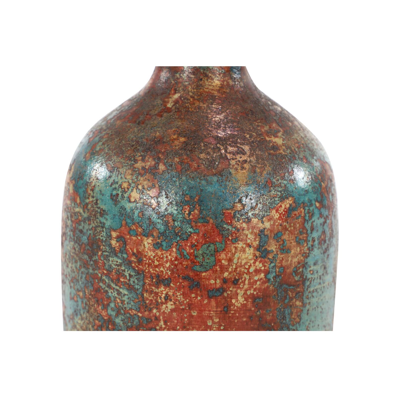 Multicolored Ceramic Rustic Vase