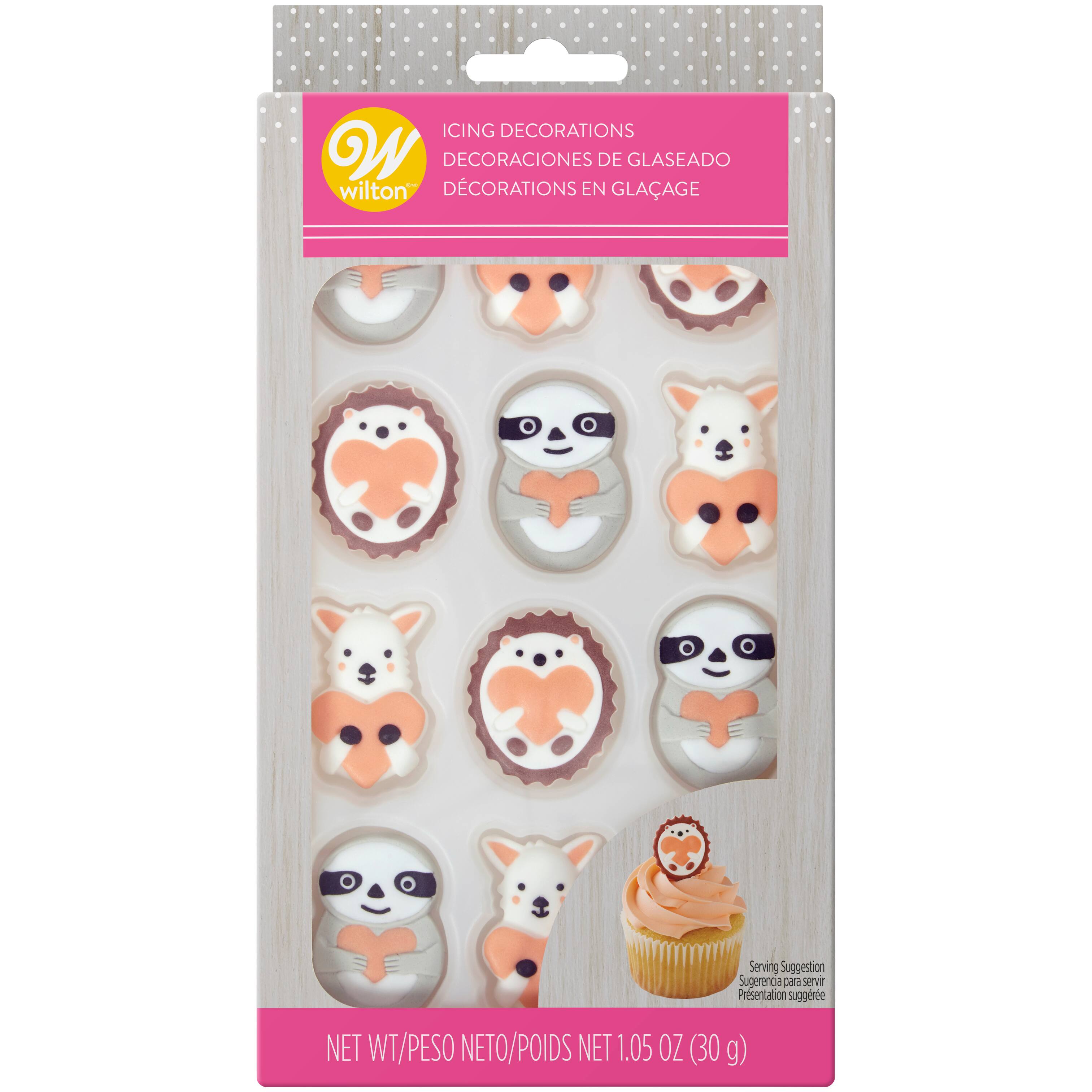 Wilton Valentine S Day Animal Heart Icing Decorations Michaels