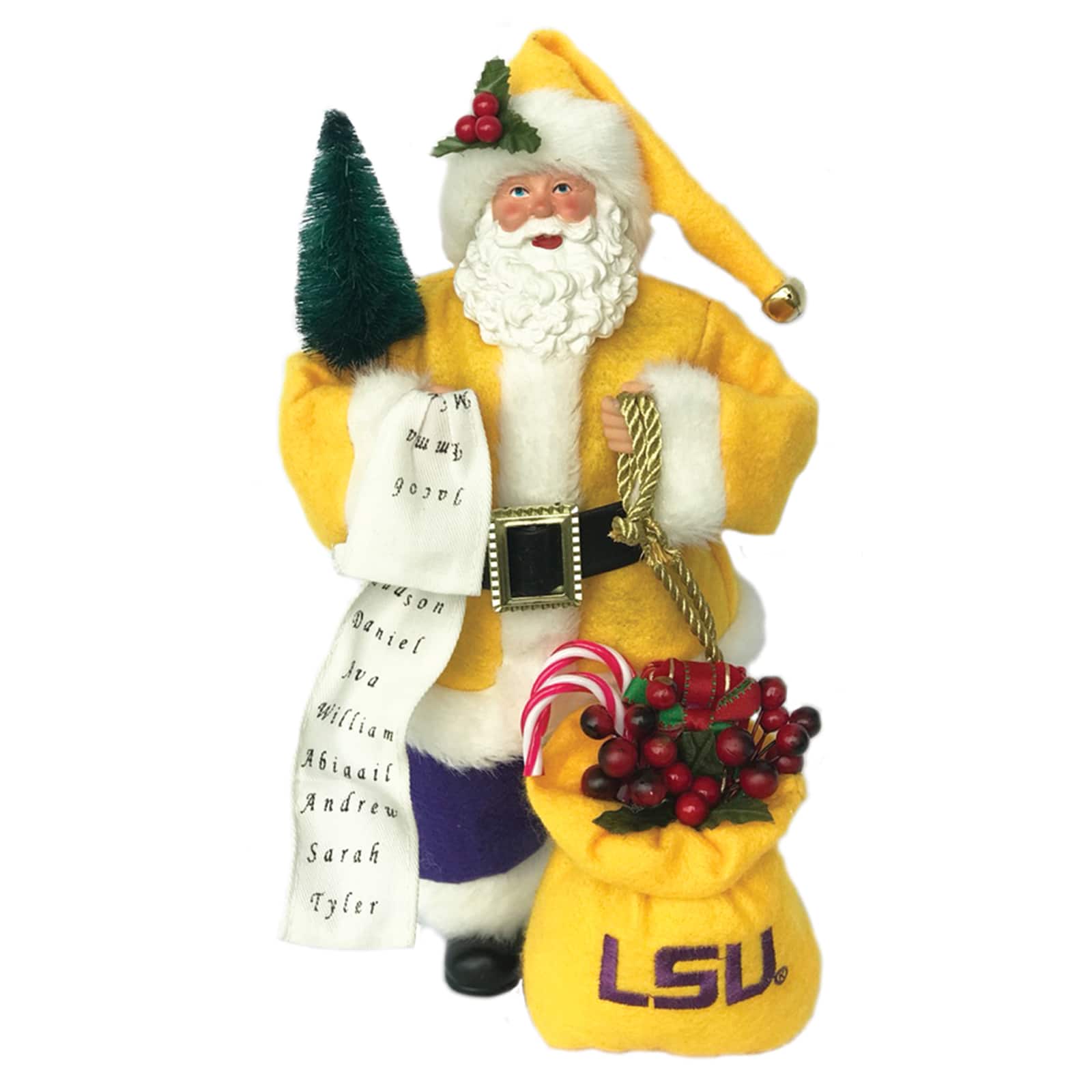 Santa&#x27;s Workshop 12&#x22; LSU Santa