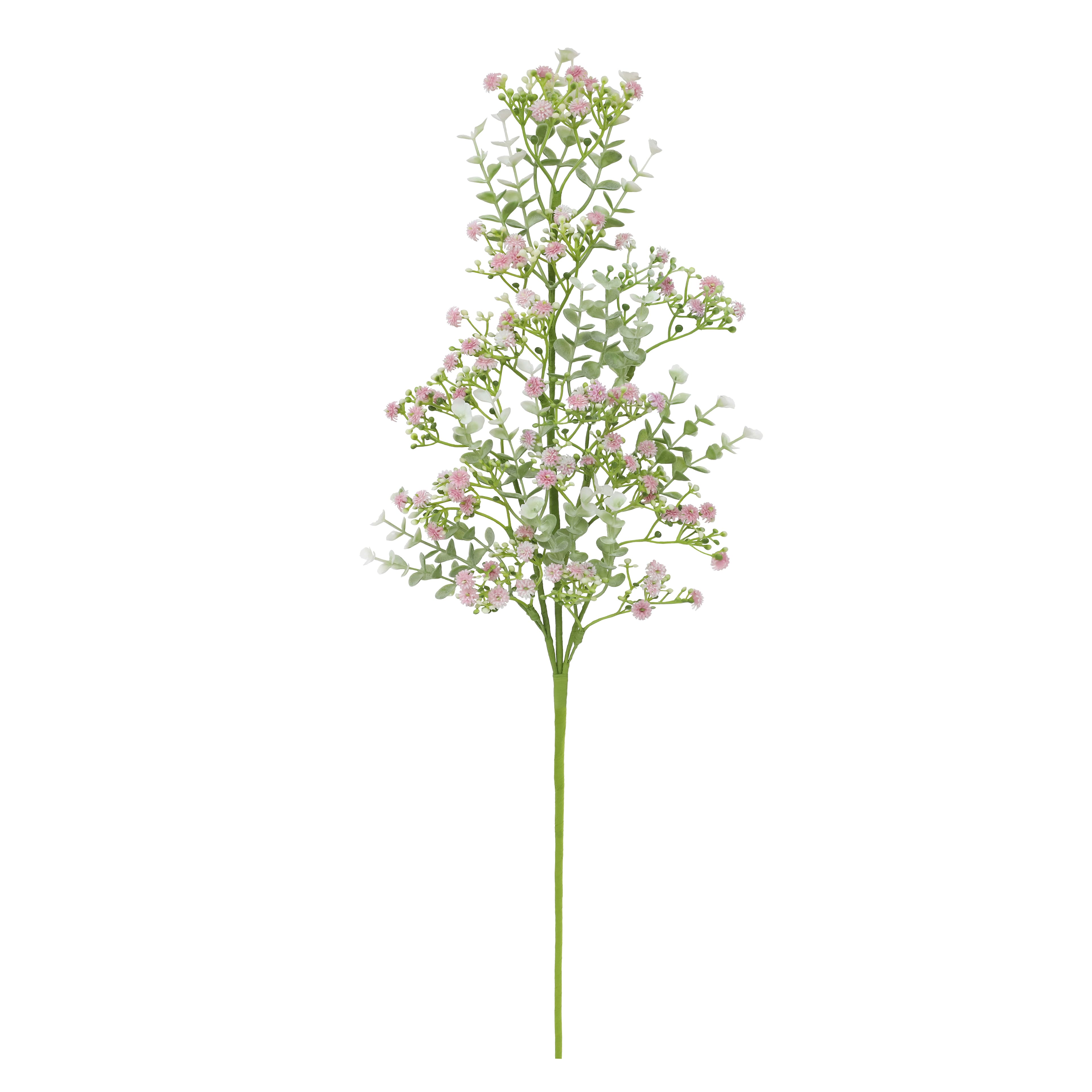29&#x22; Pink Floral with Eucalyptus Stem by Ashland&#xAE;