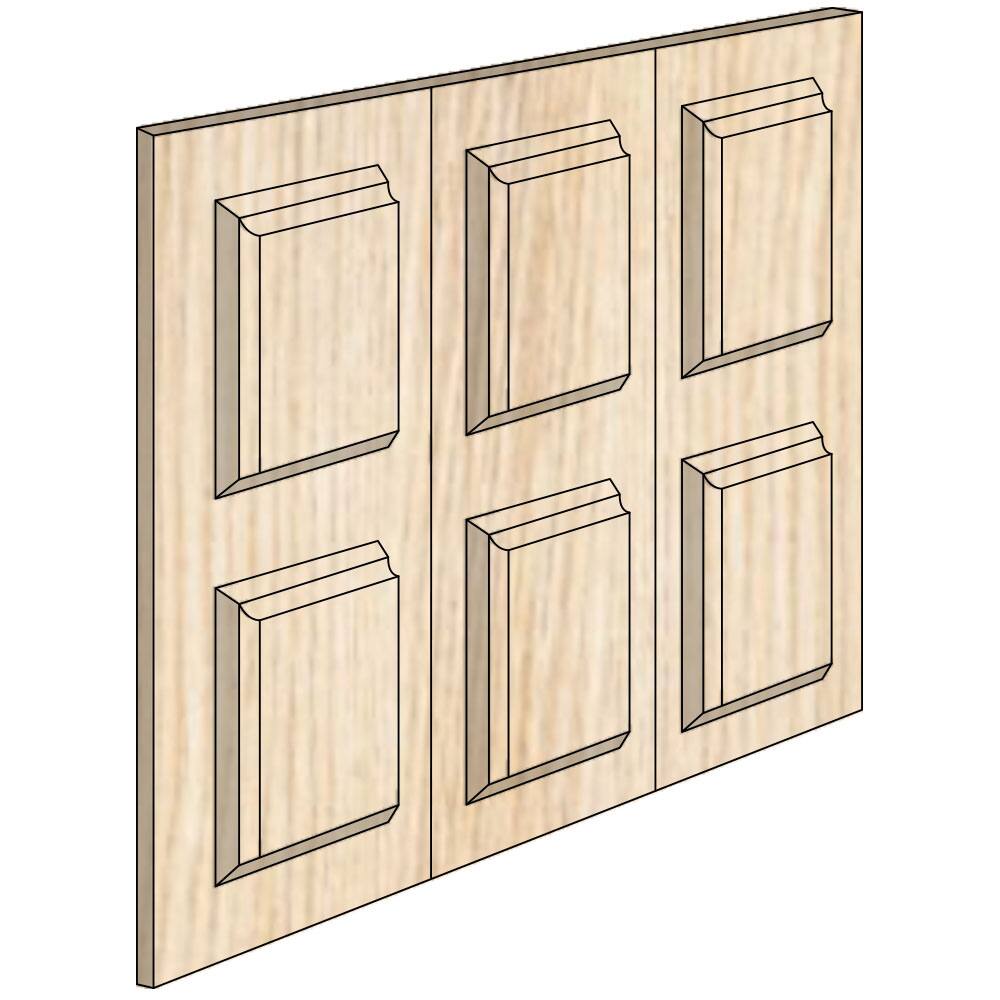 Houseworks&#xAE; 1/8&#x22; x 3&#x22; x 2&#x22; Wainscot Panel