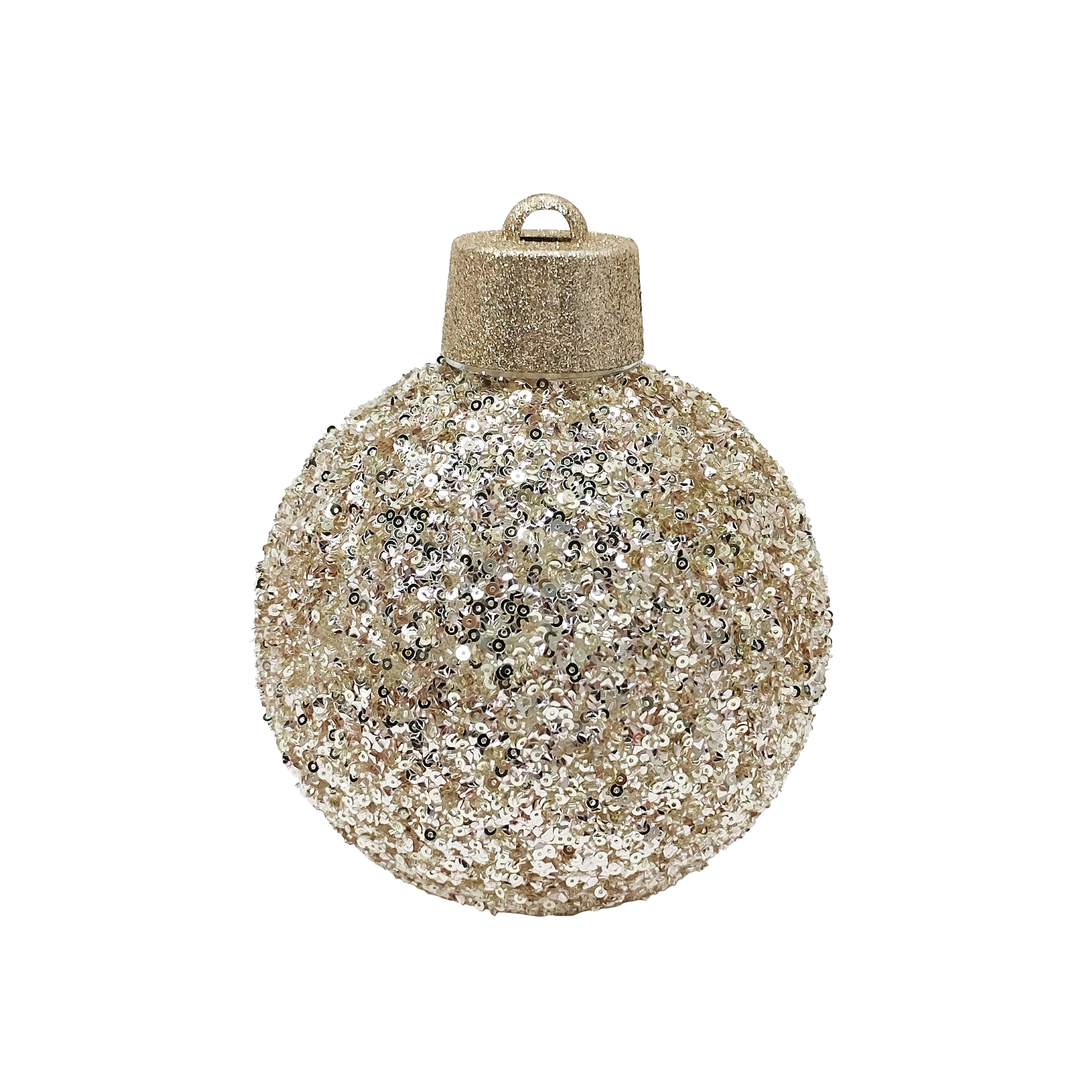 7&#x22; Glitter Ball Ornament Tabletop D&#xE9;cor by Ashland&#xAE;