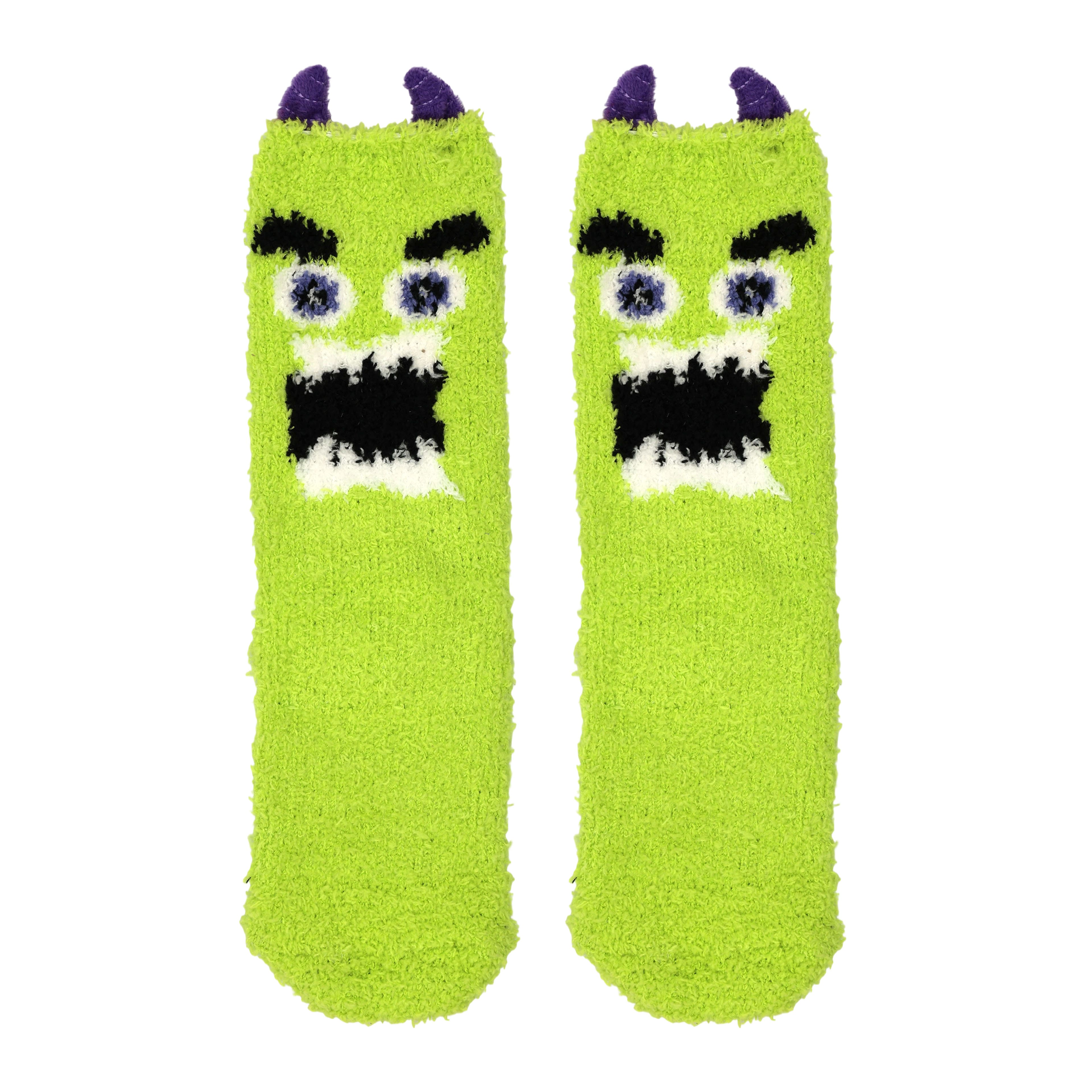 Green Monster Fuzzy Socks by Creatology&#x2122;