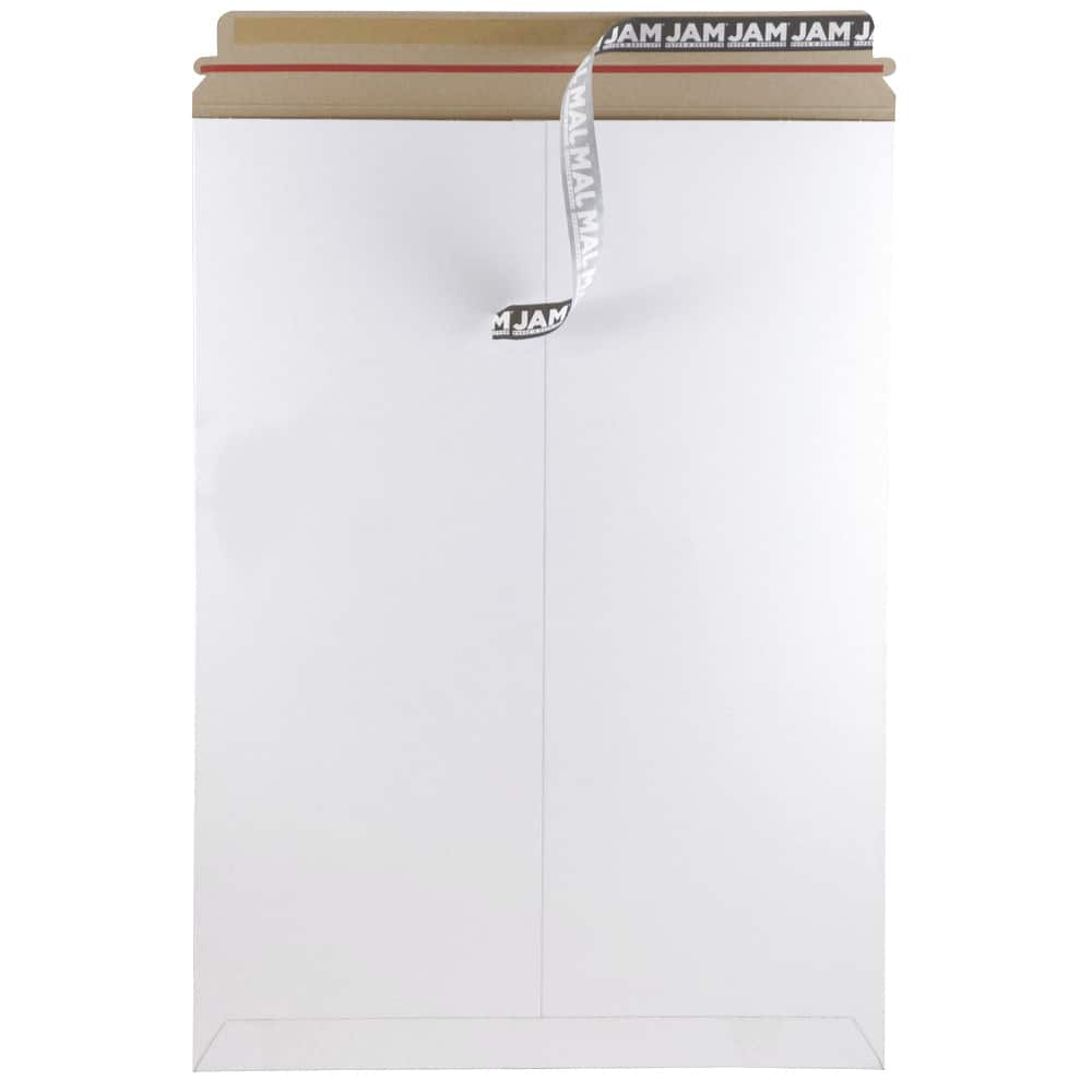 JAM Paper 13&#x22; x 18&#x22; Flat Photo Mailer Peel &#x26; Seal Closure Envelopes, 6ct.