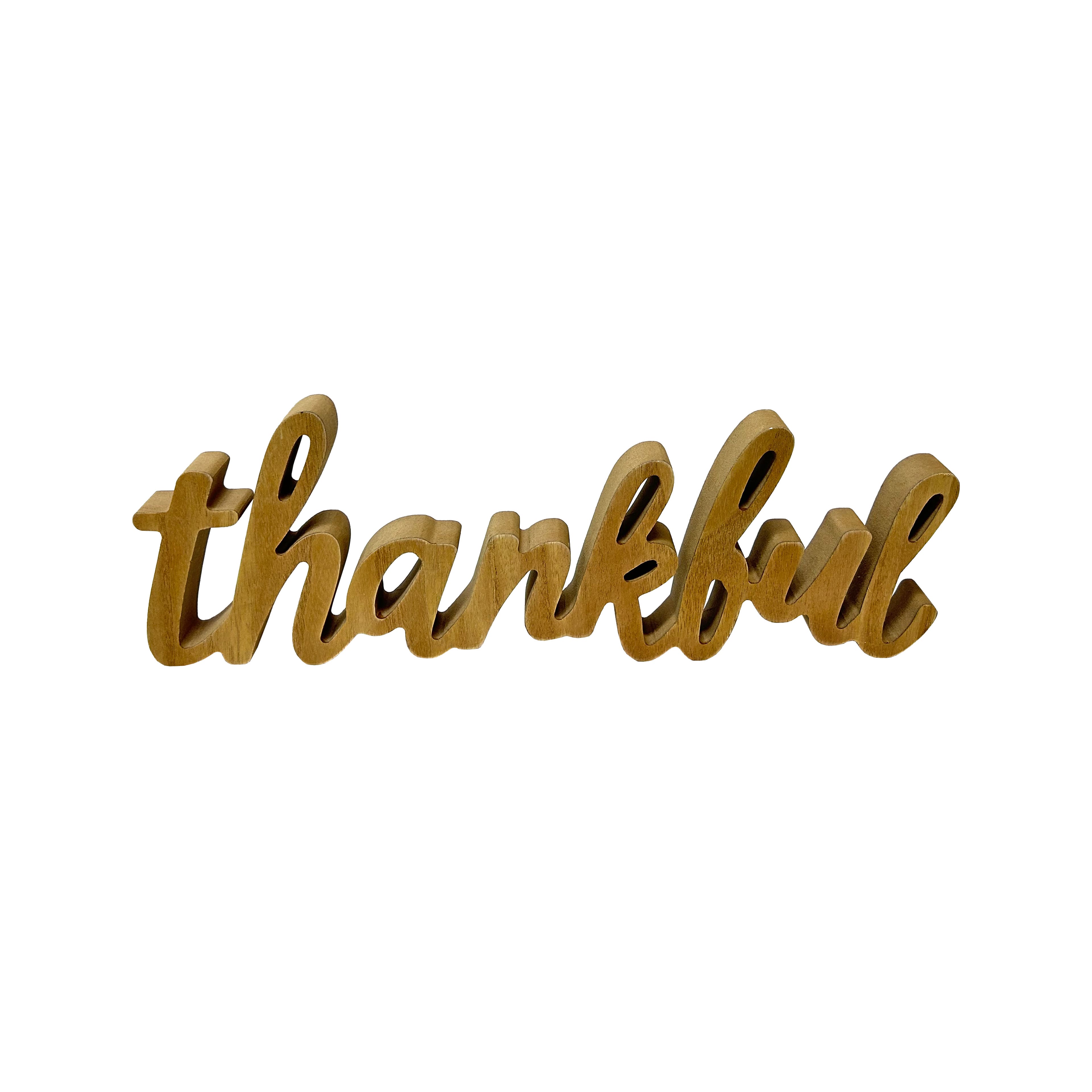 15&#x22; Thankful Tabletop Sign by Ashland&#xAE;
