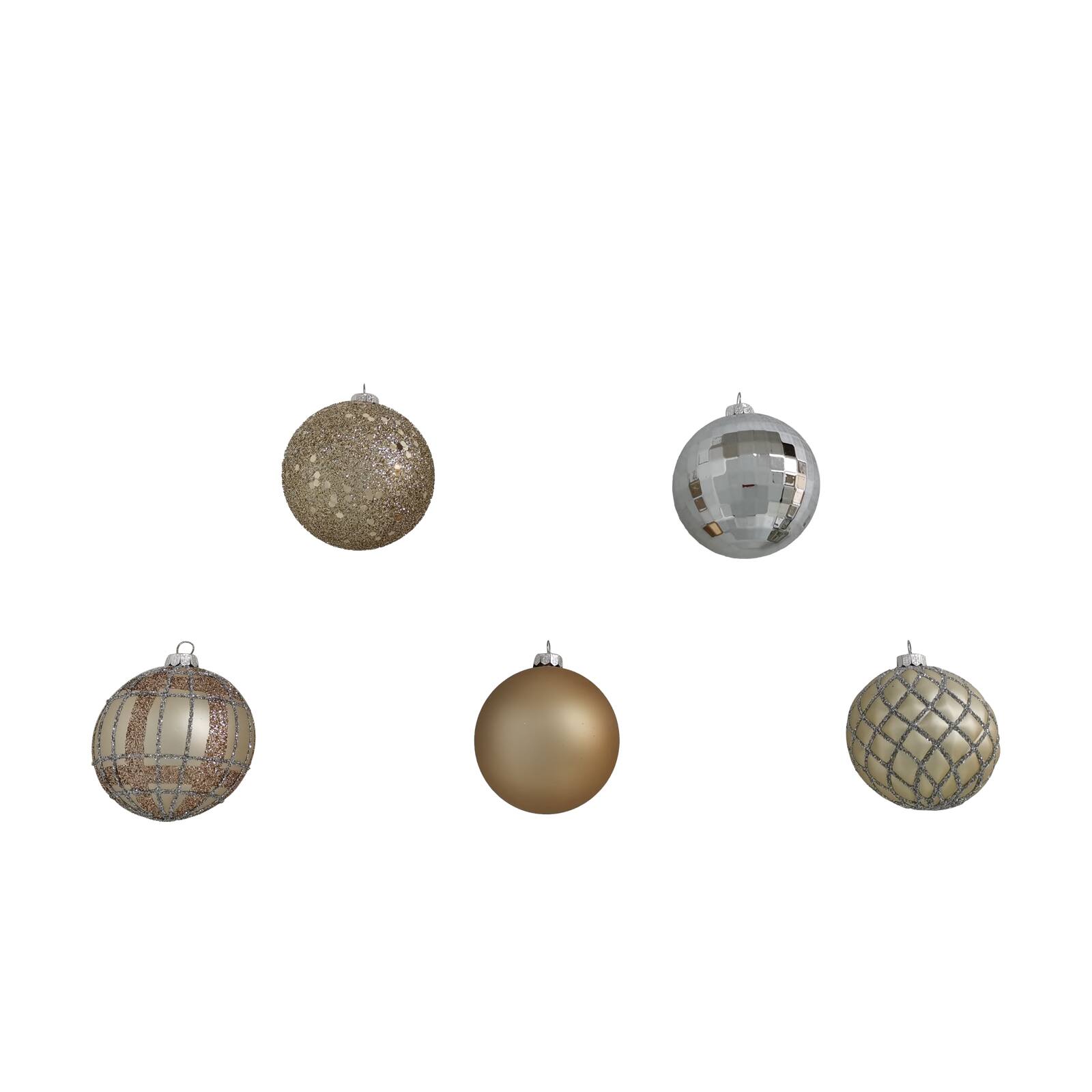 Assorted Metallic Plastic Round Ornaments by Ashland® Michaels