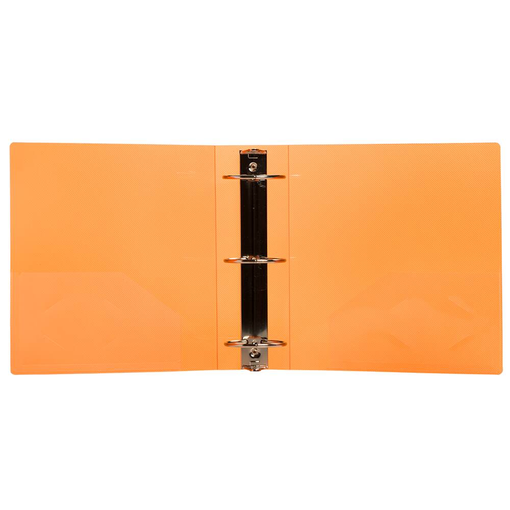 JAM Paper 3&#x22; Glass Twill Plastic 3-Ring Binder