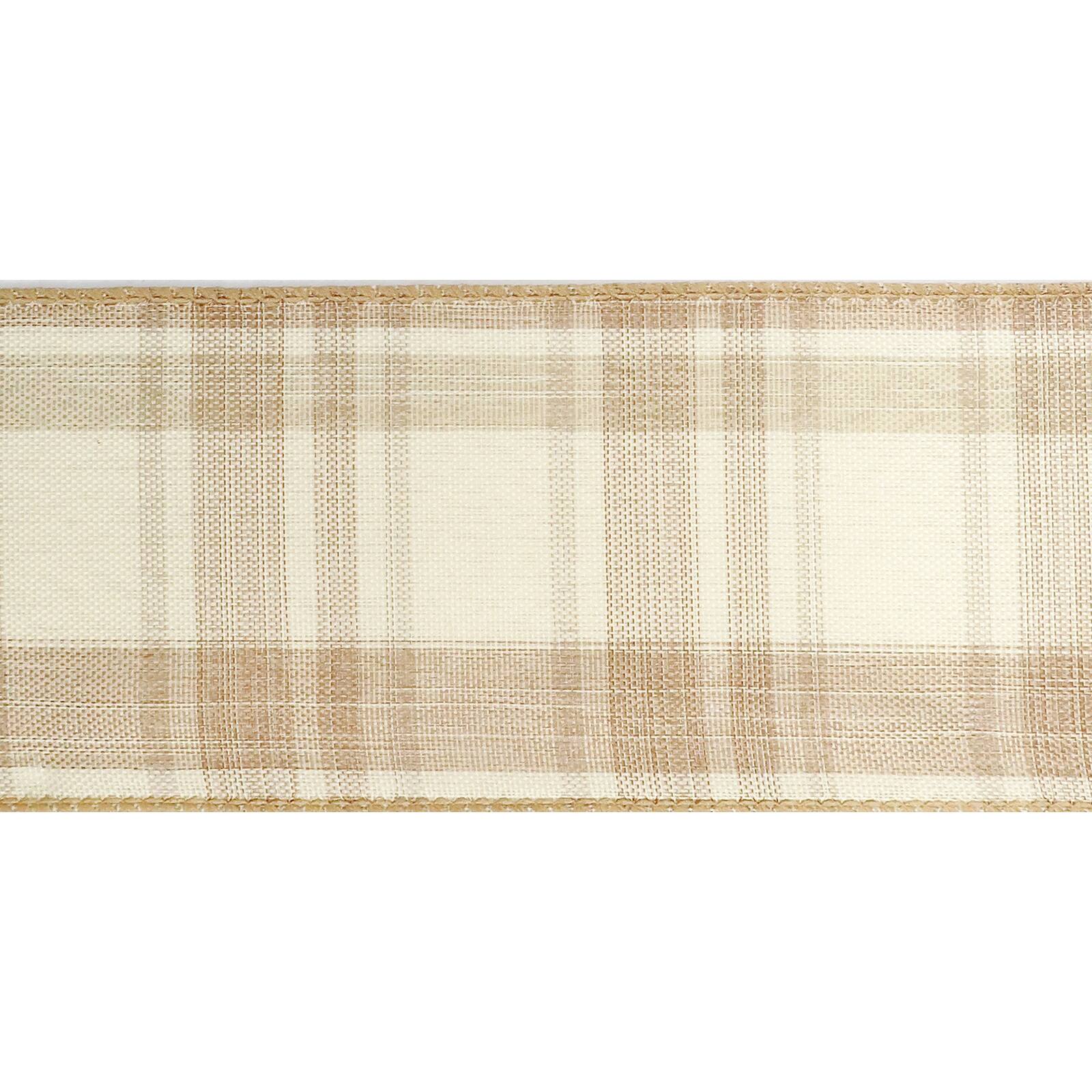 2.5&#x22; Wired Plaid Ribbon by Celebrate It&#x2122; D&#xE9;cor