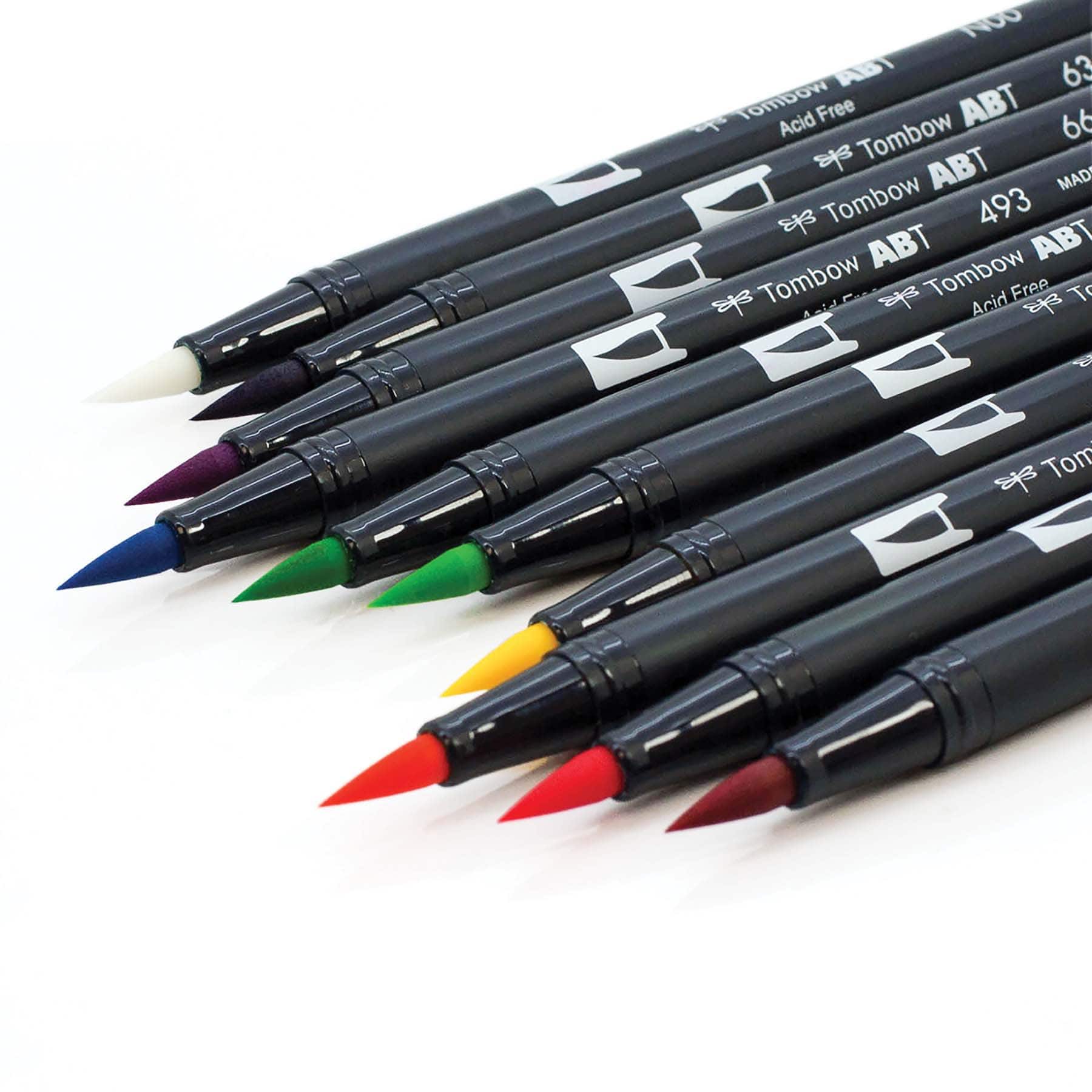 Tombow Fudenosuke Flexible Brush Pen – Paper Pastries