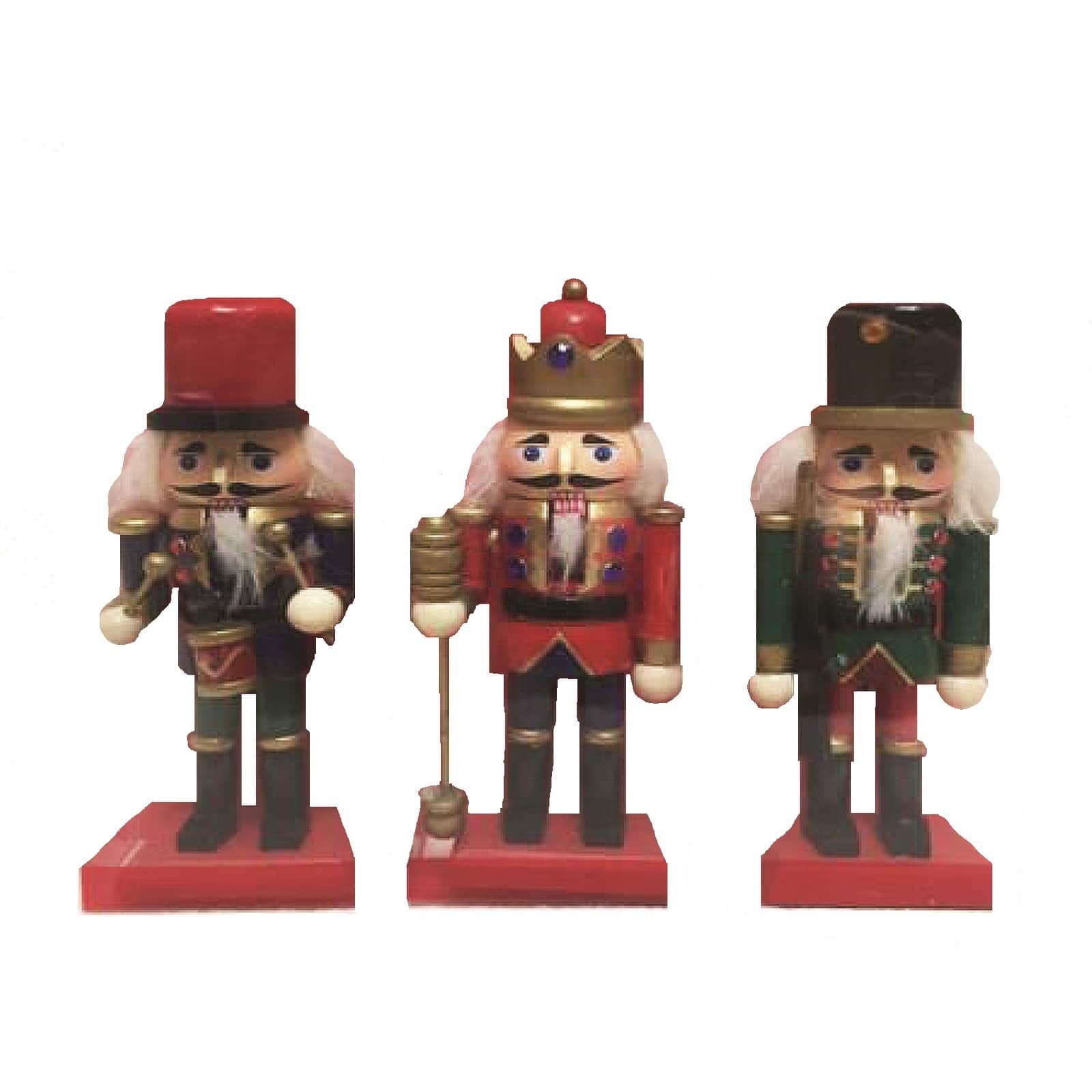 Santa's Workshop 6" Traditional Nutcrackers Set