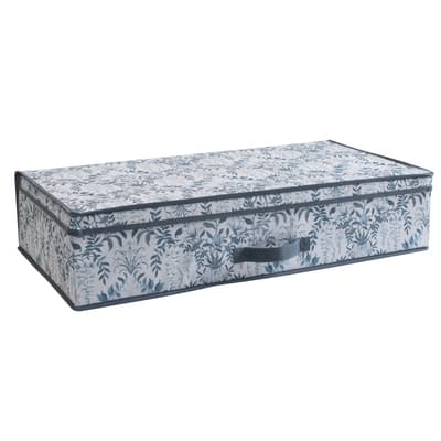 Laura Ashley Parterre Under The Bed Storage Box in Blue | 28" x 16" x 6" | Michaels®