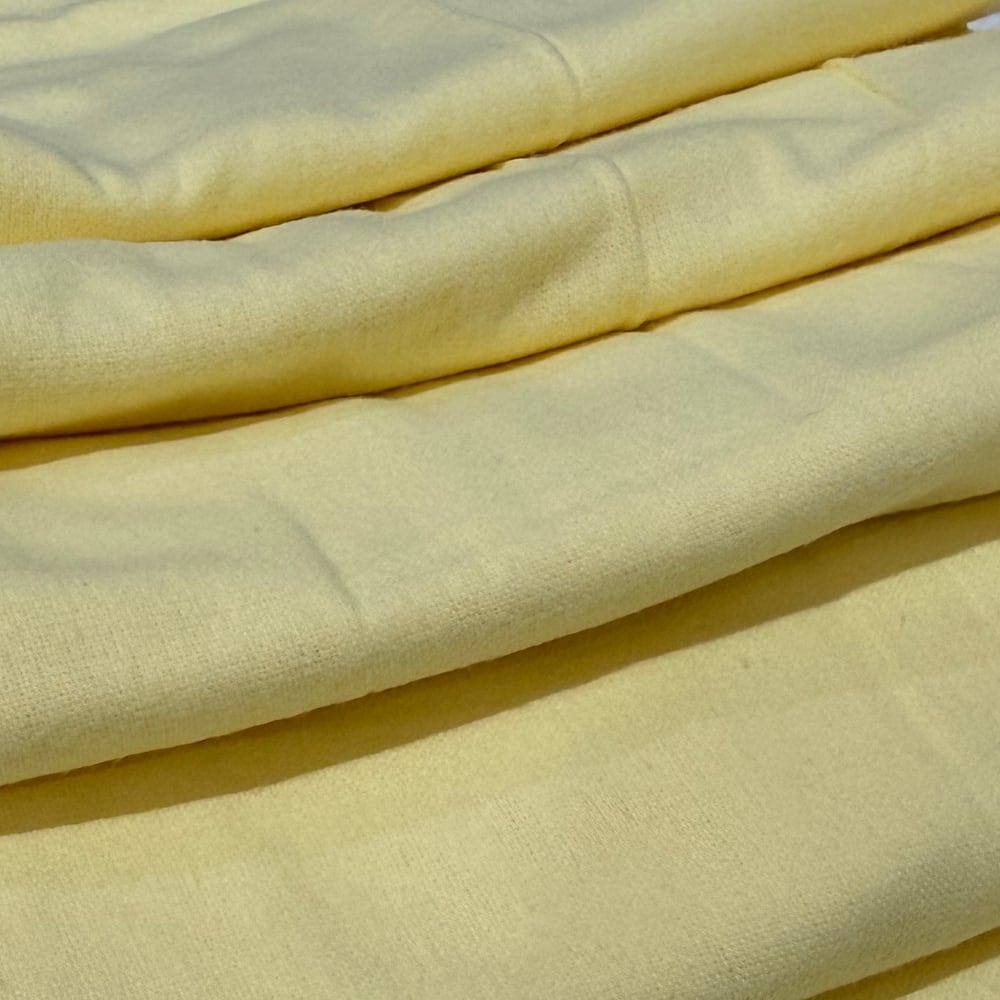 Feldman Medium Yellow Cotton Flannel Fabric
