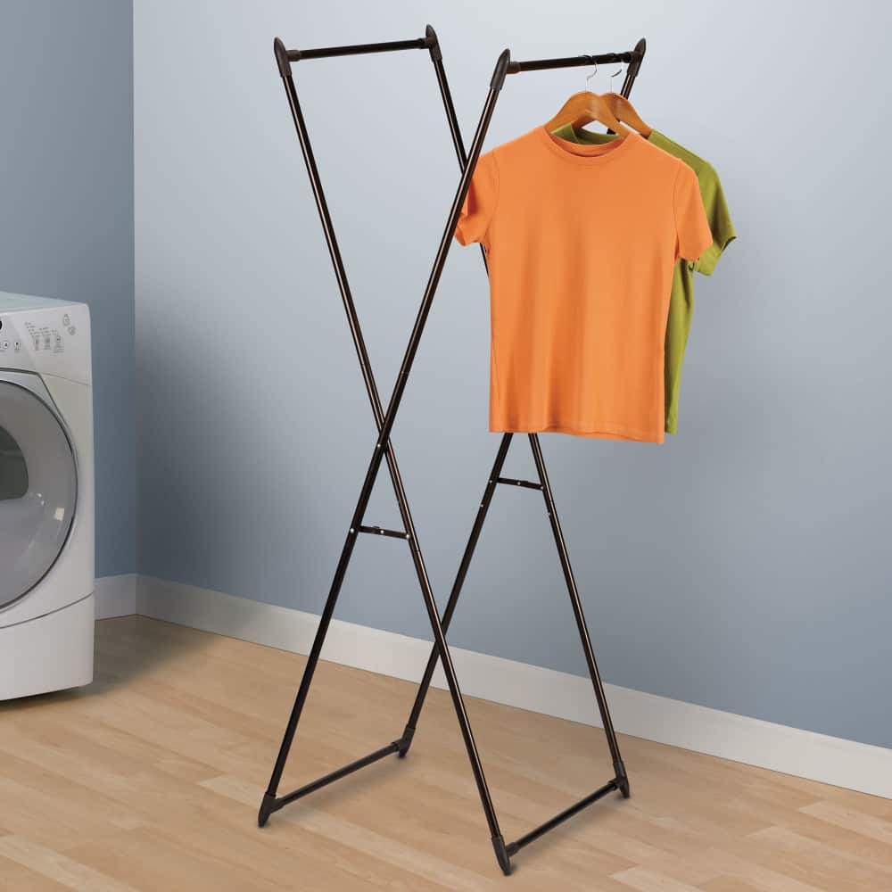 Household Essentials Valet Folding Clothes Rack