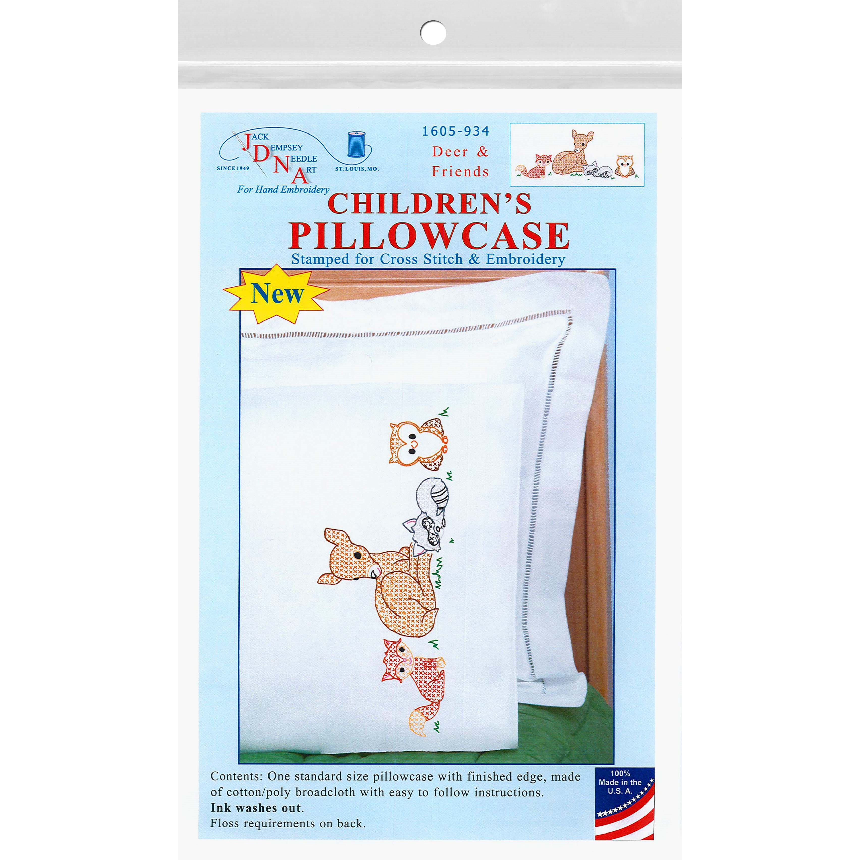 Jack Dempsey Deer & Friends Childrens Pillowcase