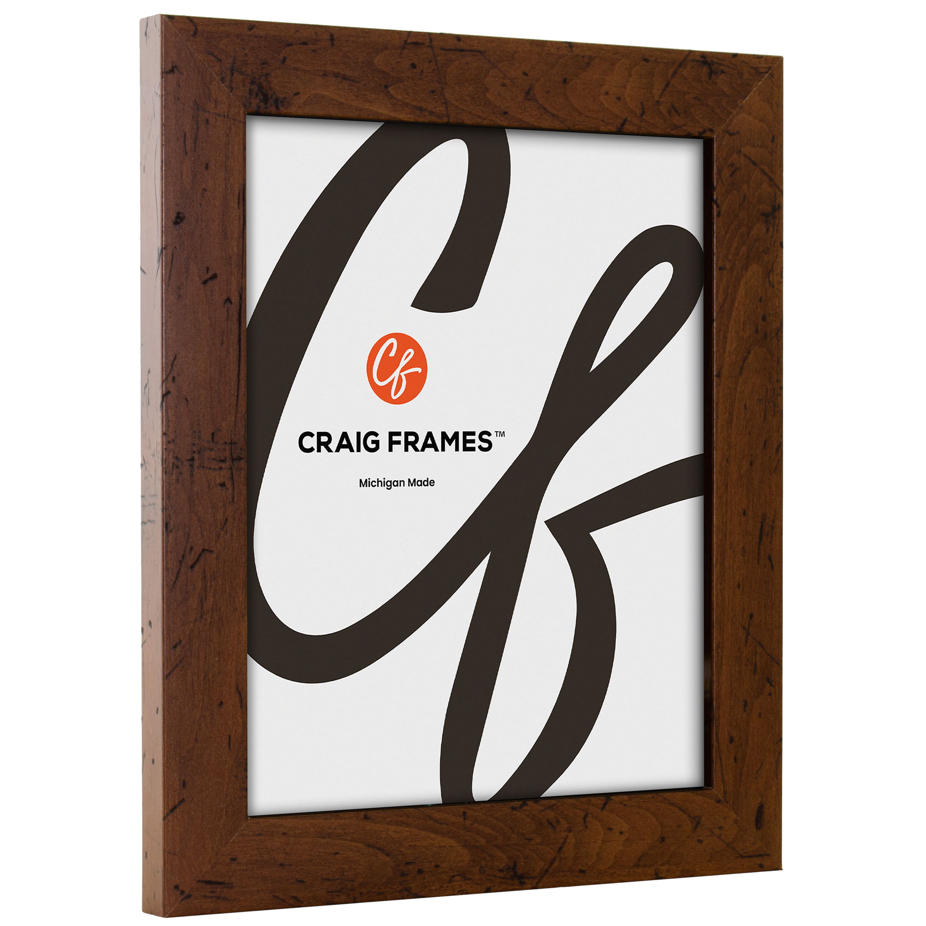 Craig Frames Bauhaus 125 Dark Walnut Picture Frame