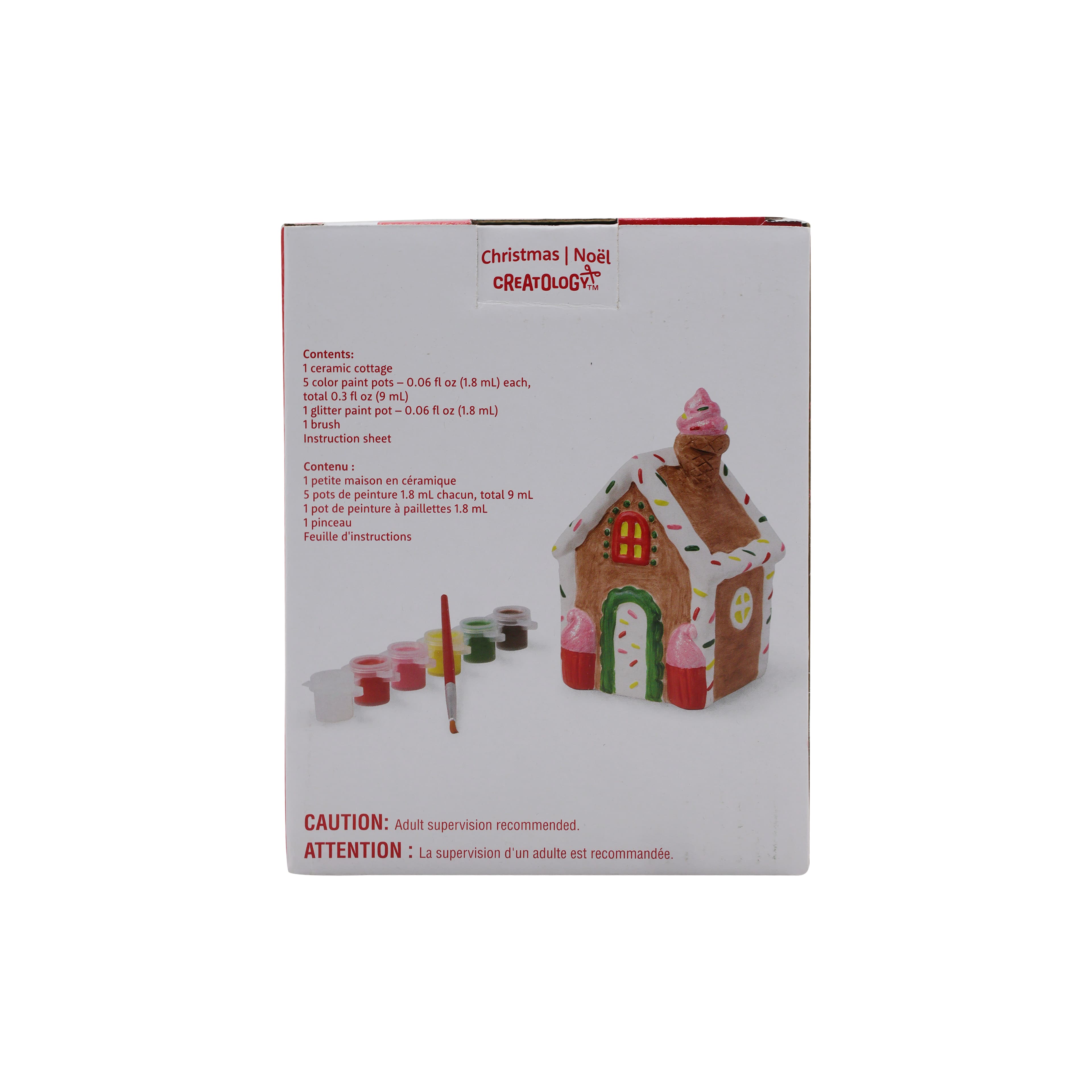 3D Ceramic Gingerbread House Kit by Creatology&#x2122;